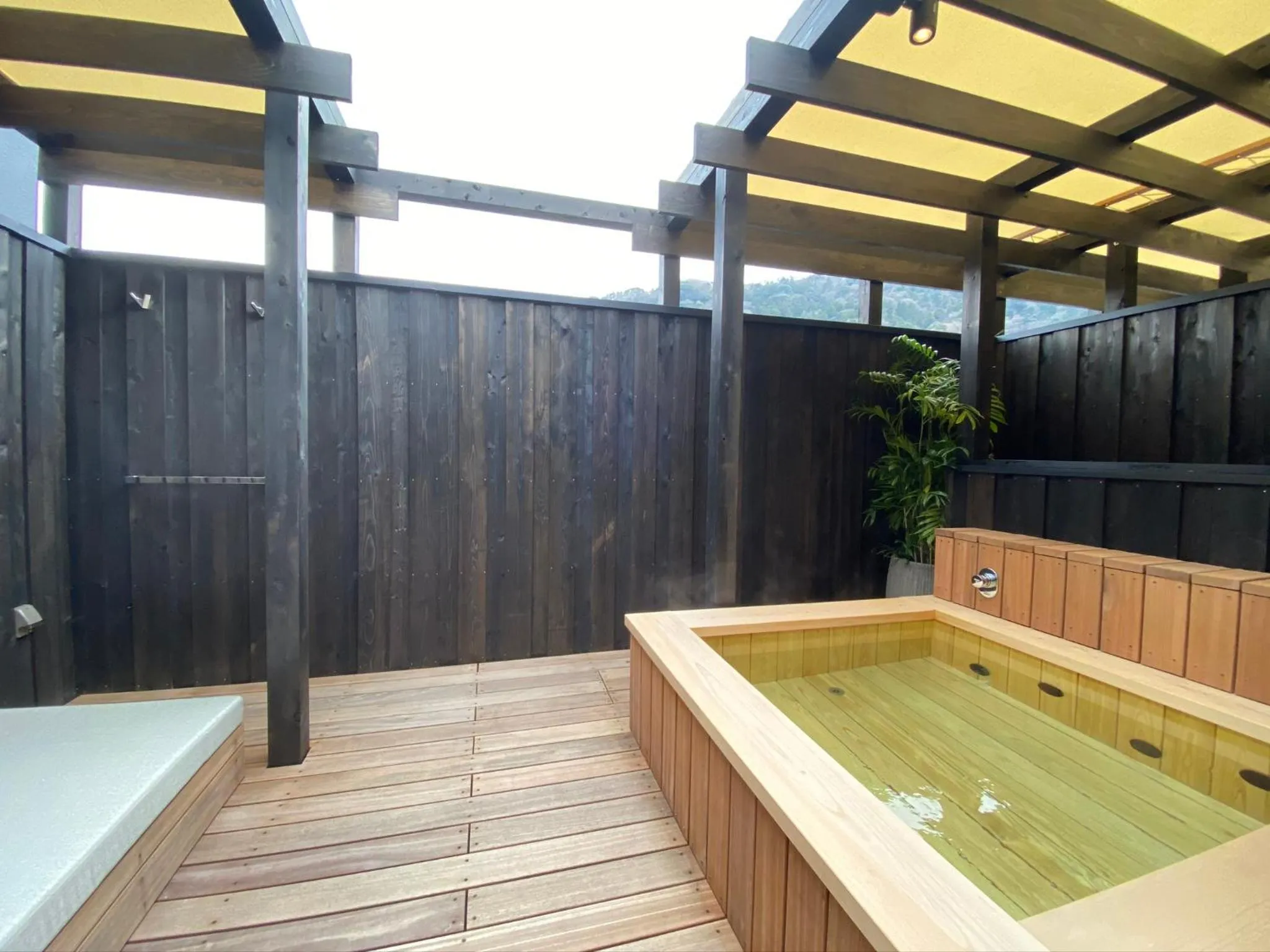 Open Air Bath in Hotel Zagakukan