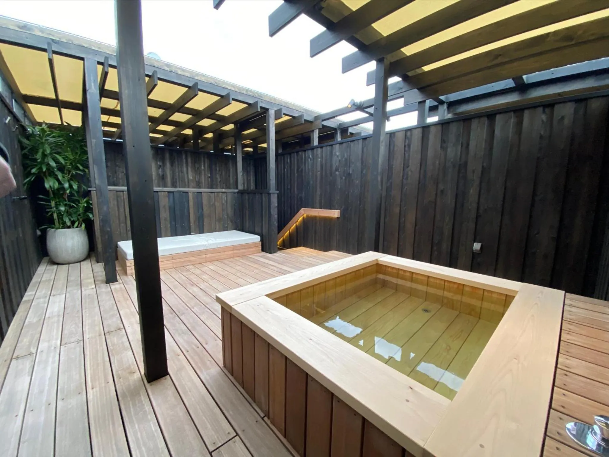Open Air Bath in Hotel Zagakukan