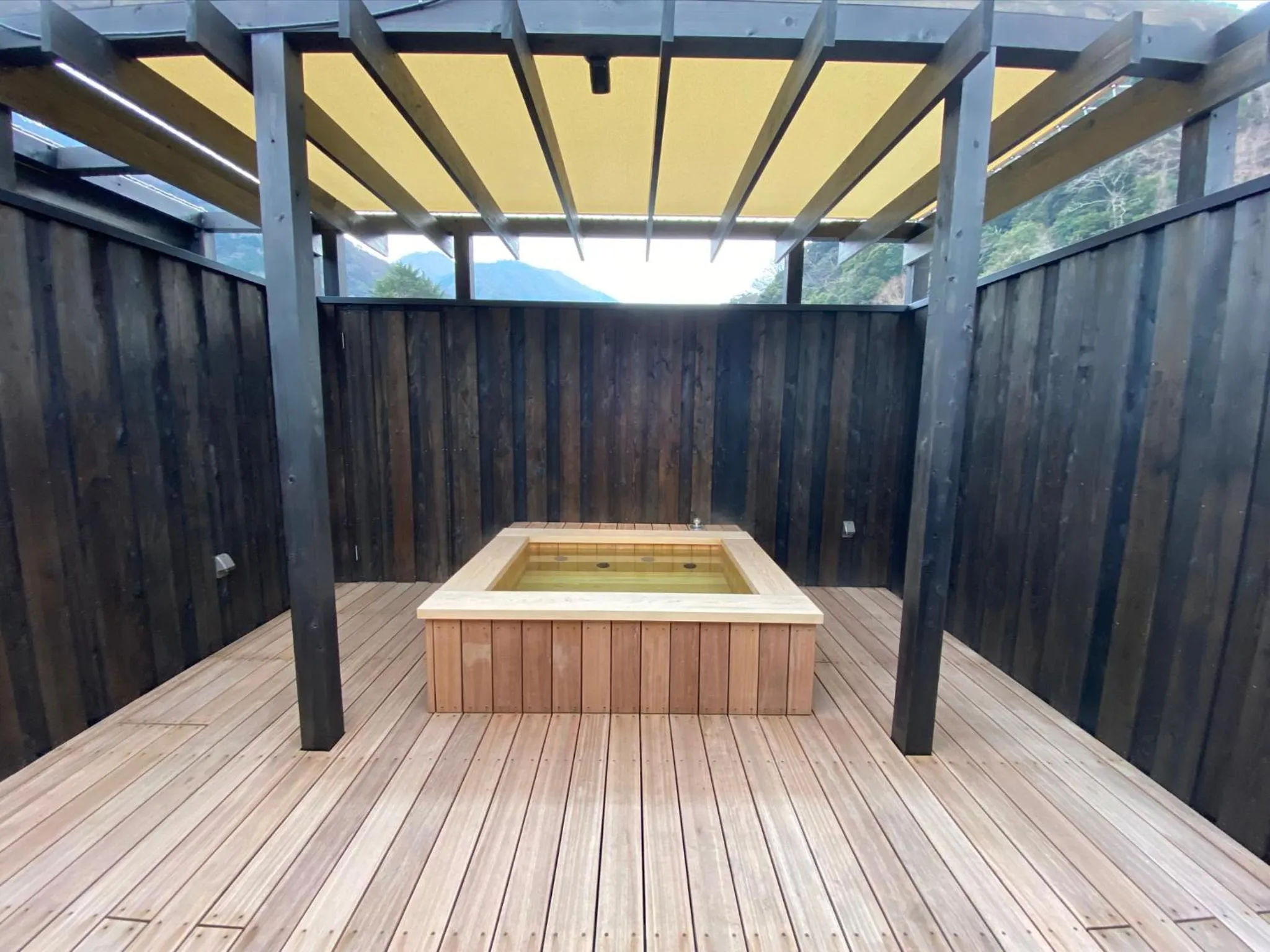 Open Air Bath in Hotel Zagakukan