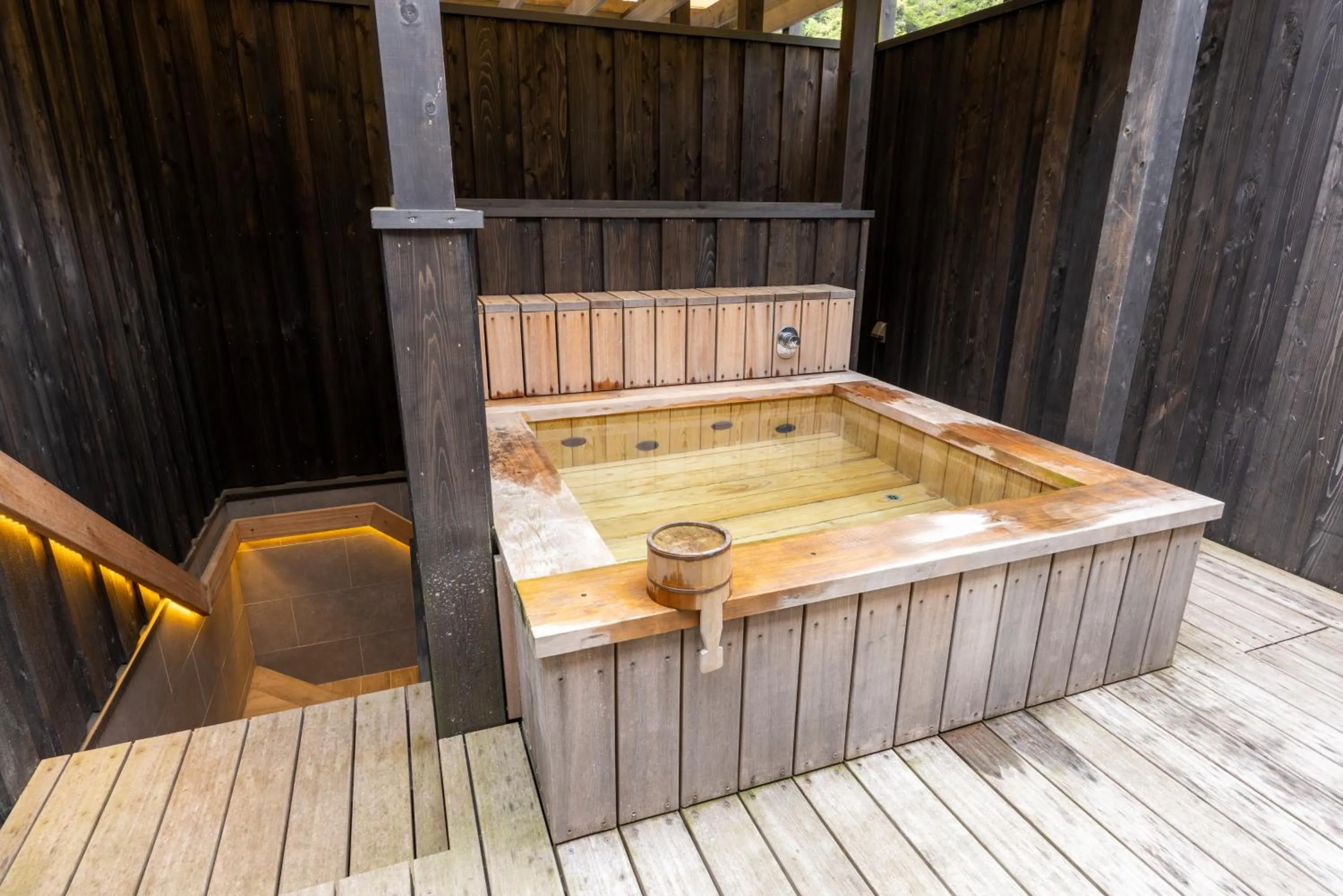 Open Air Bath in Hotel Zagakukan
