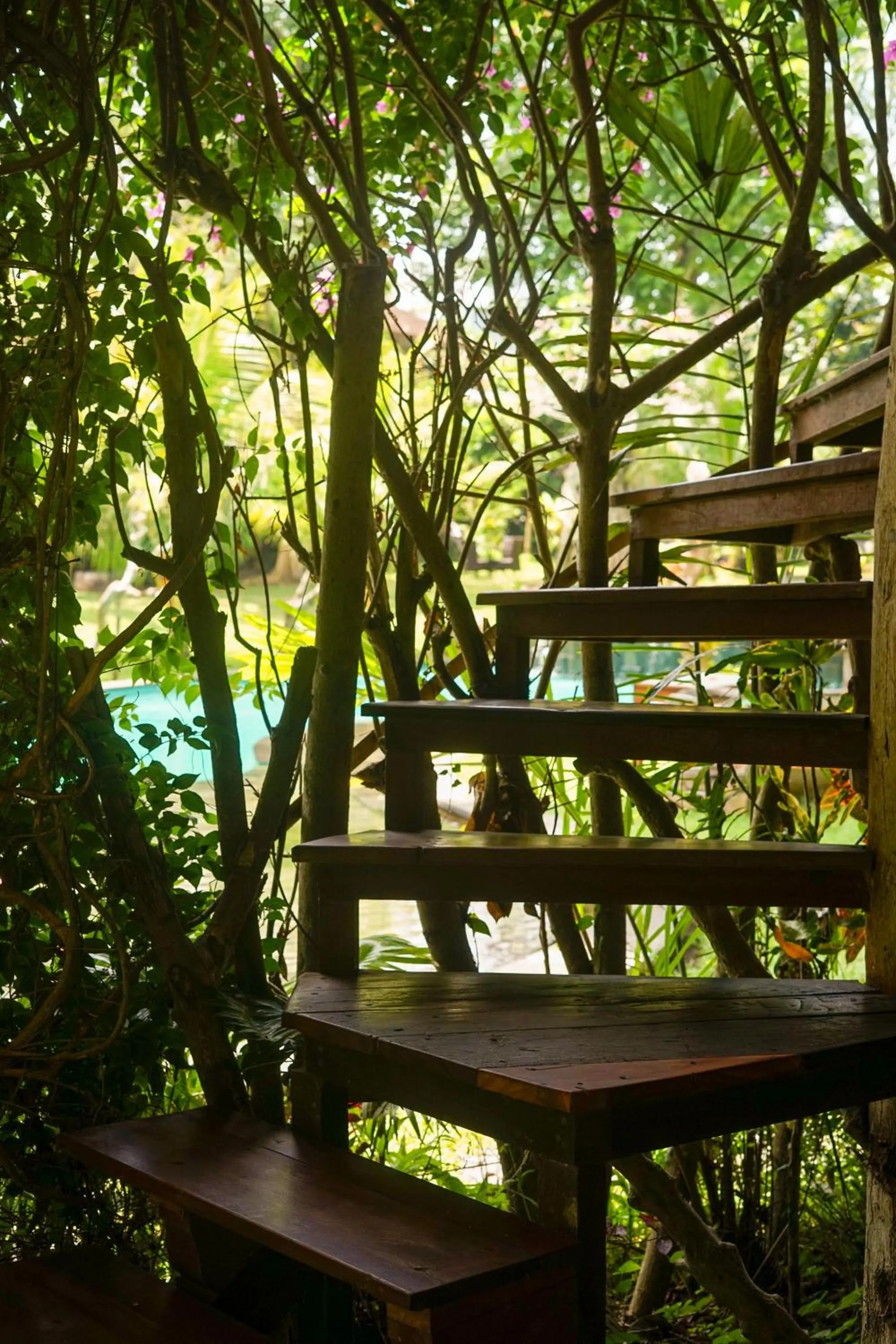 Bedroom in Green Tree House Villa Ubud