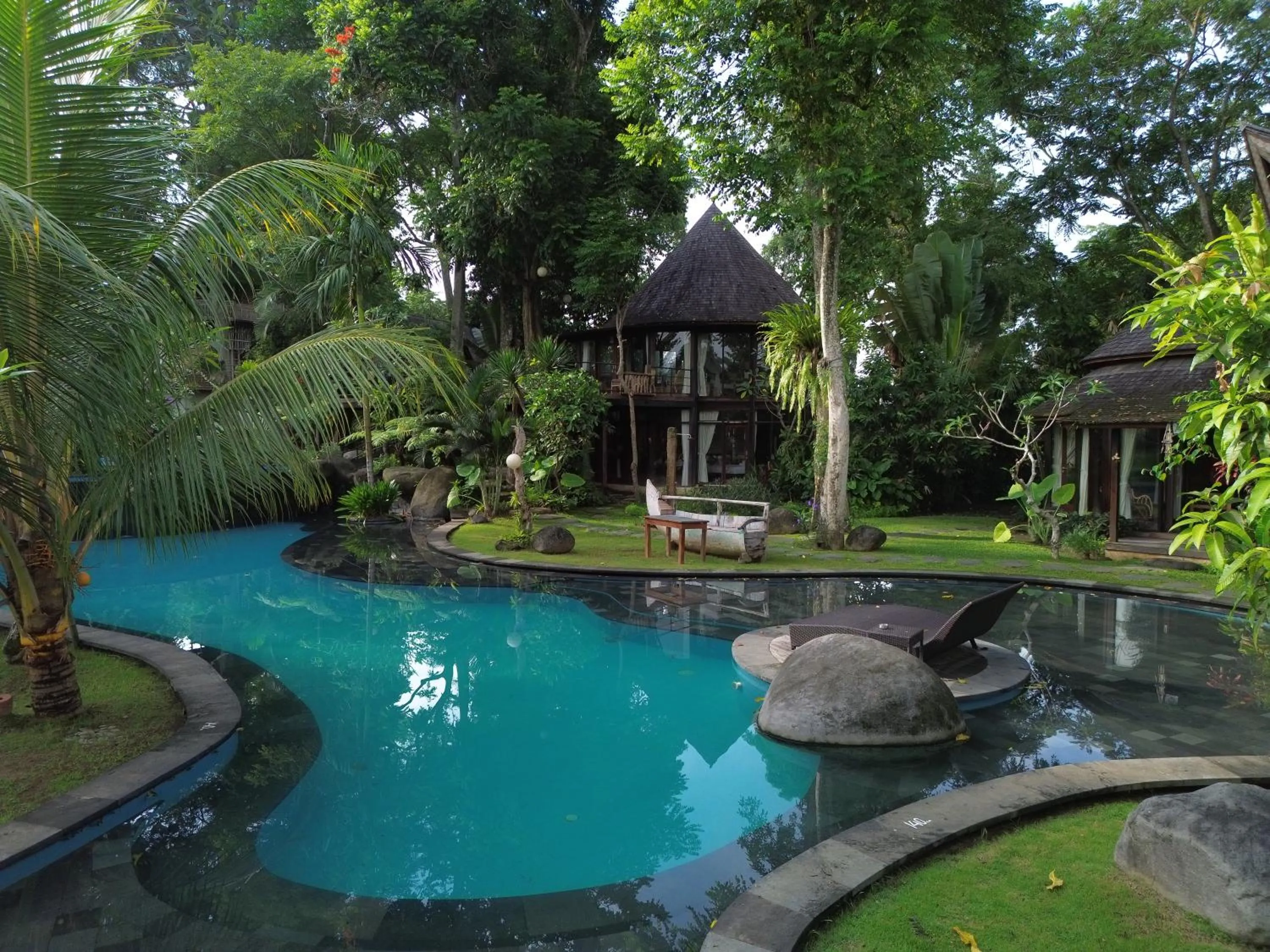 Swimming pool in Green Tree House Villa Ubud