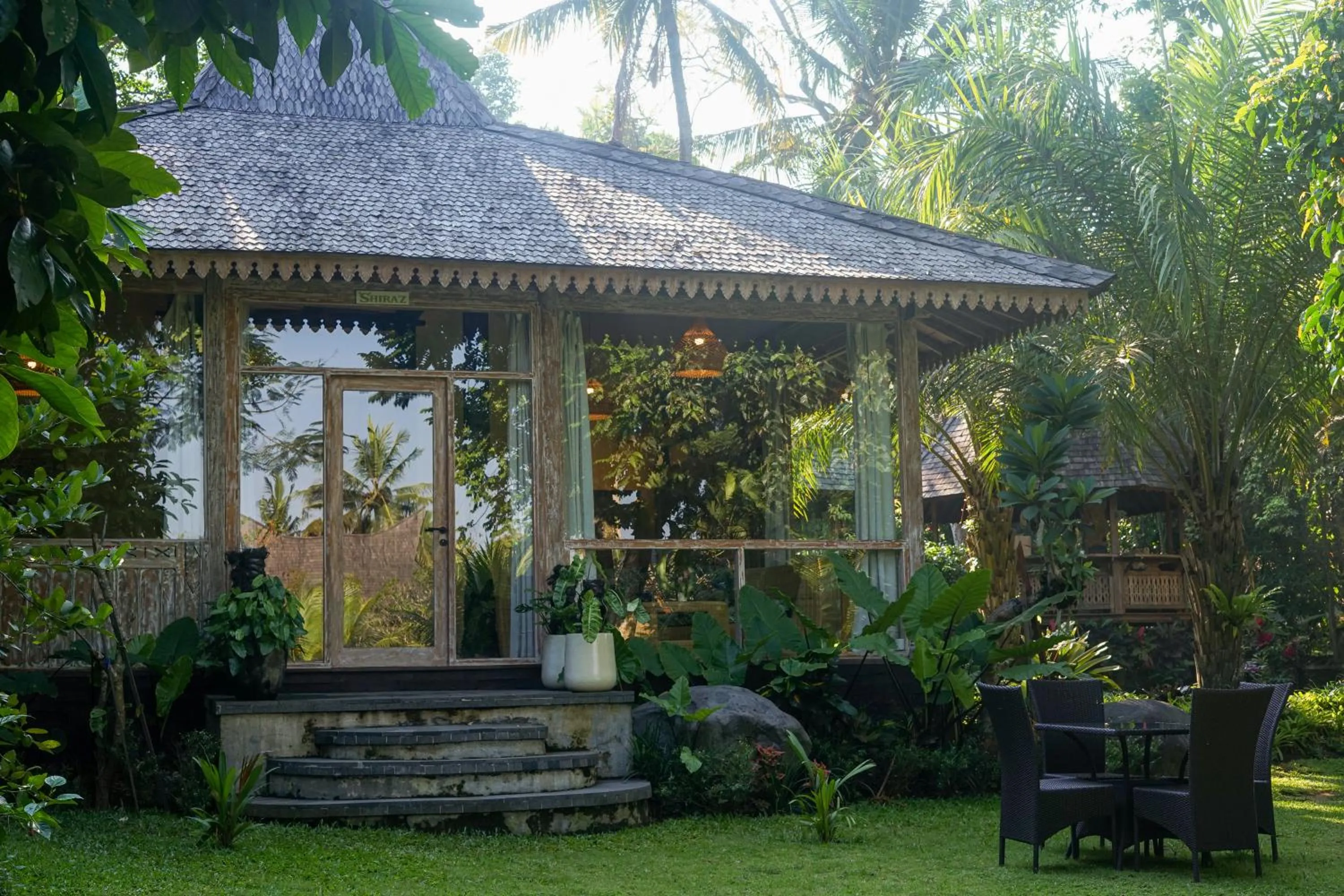 Bedroom in Green Tree House Villa Ubud