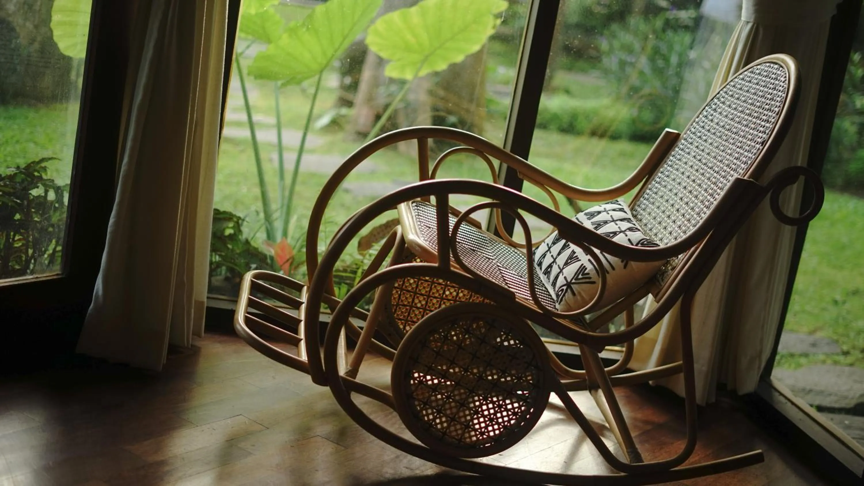 Patio in Green Tree House Villa Ubud