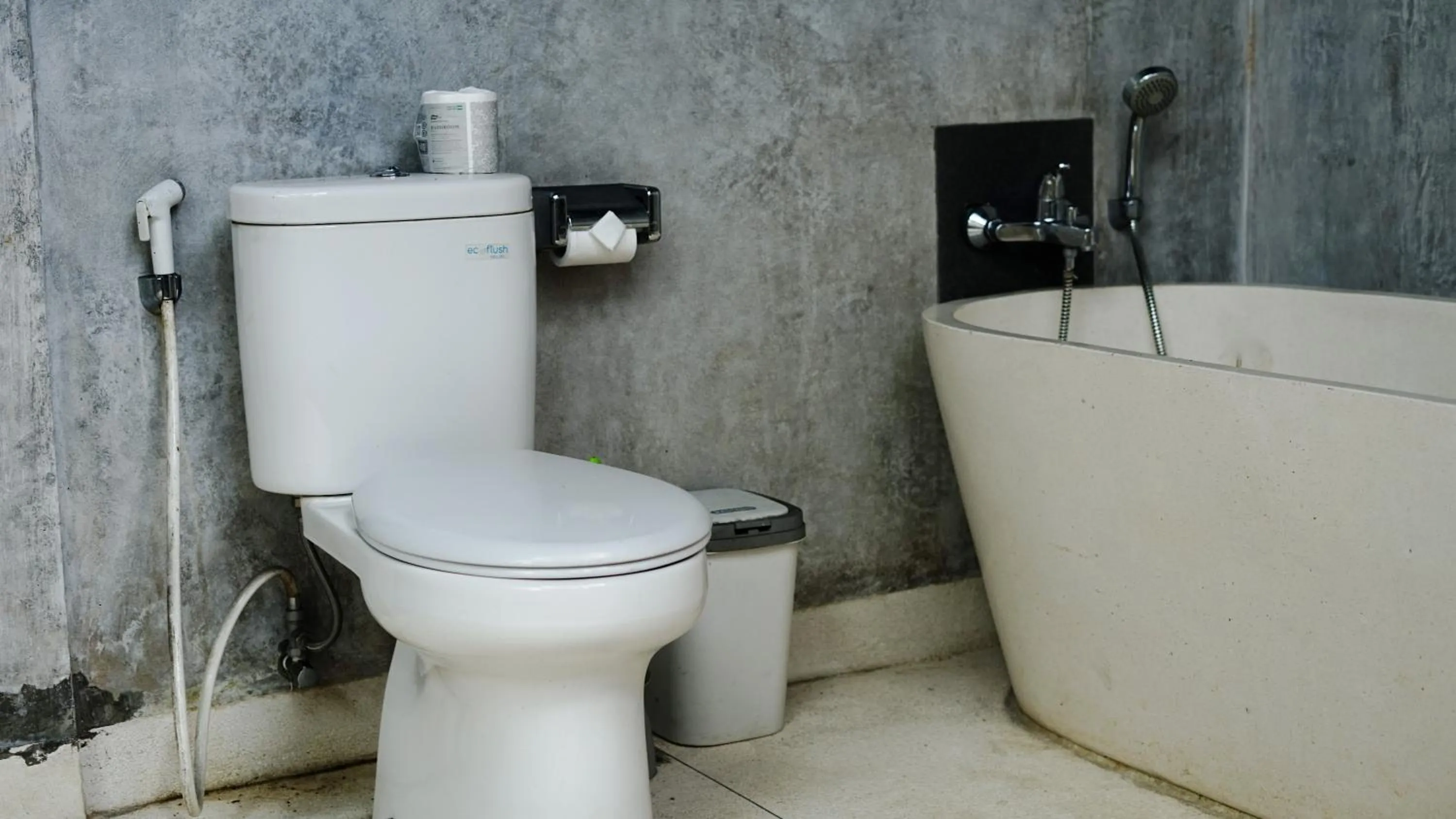 Bathroom in Green Tree House Villa Ubud