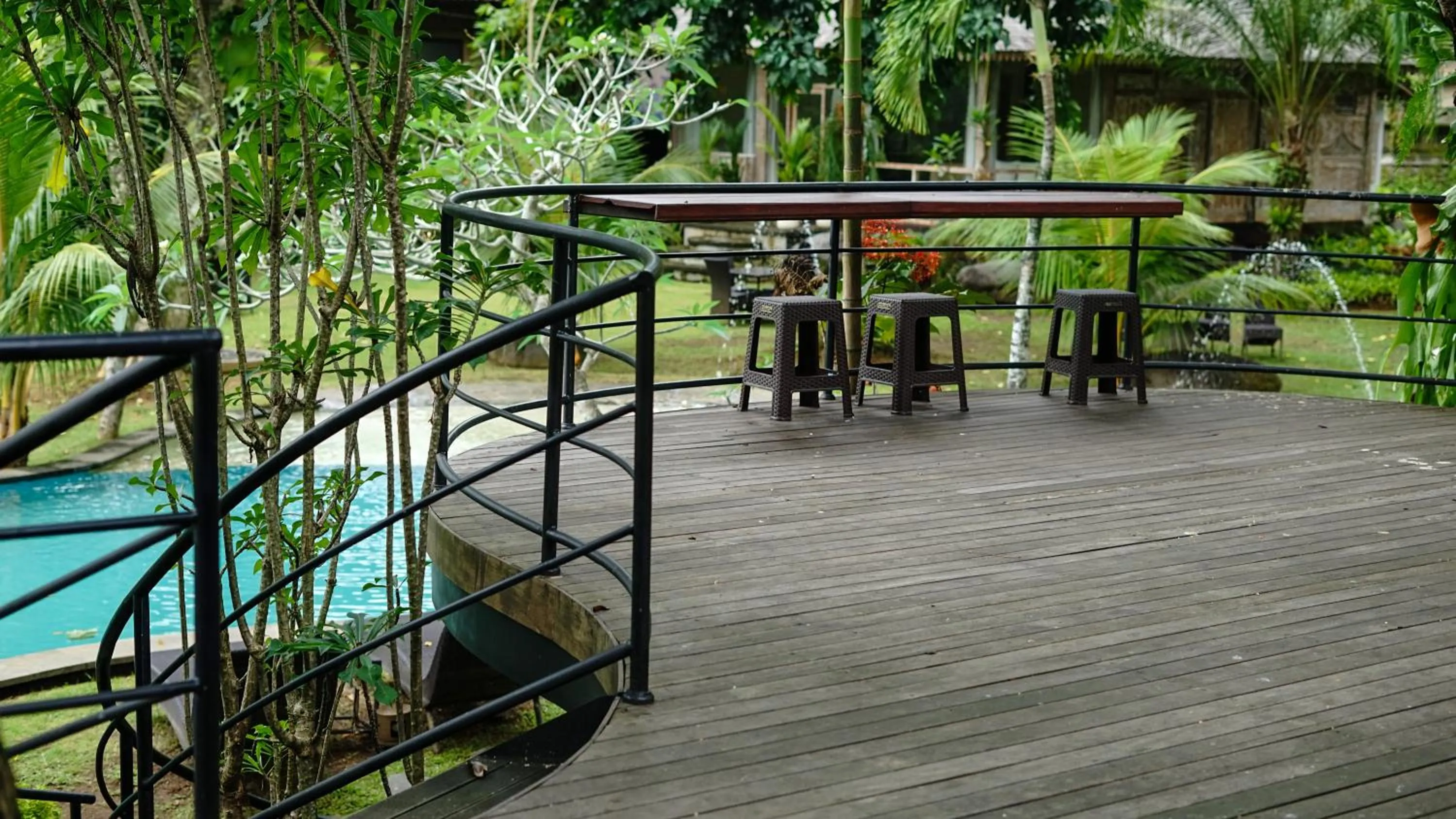 Property building in Green Tree House Villa Ubud