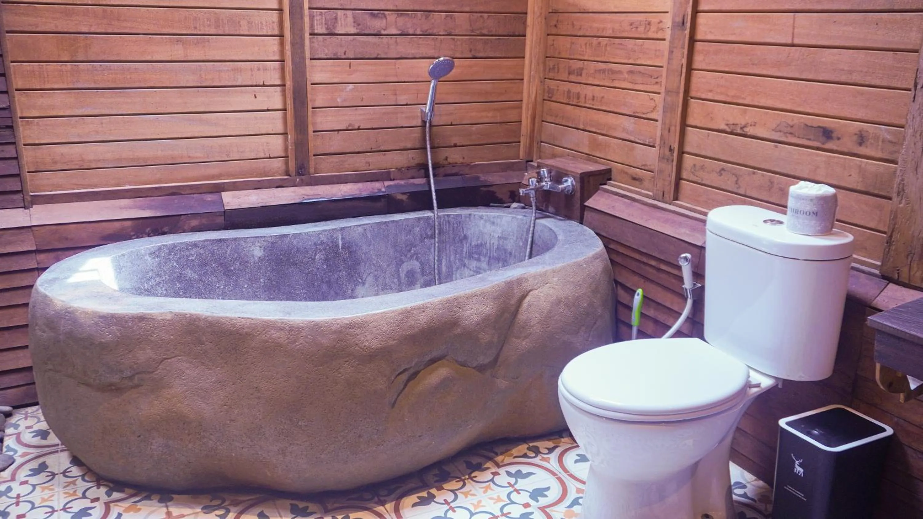 Bathroom in Green Tree House Villa Ubud