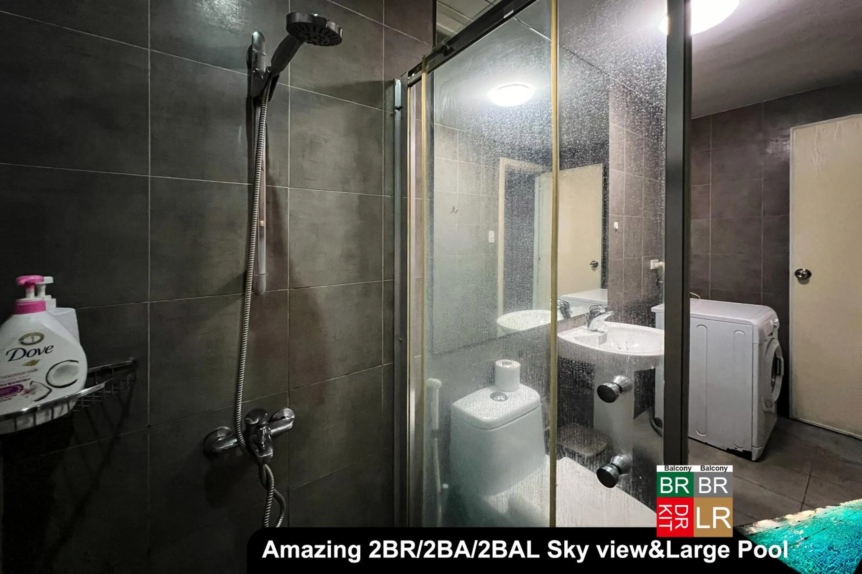 Shower in The Gramercy Residences