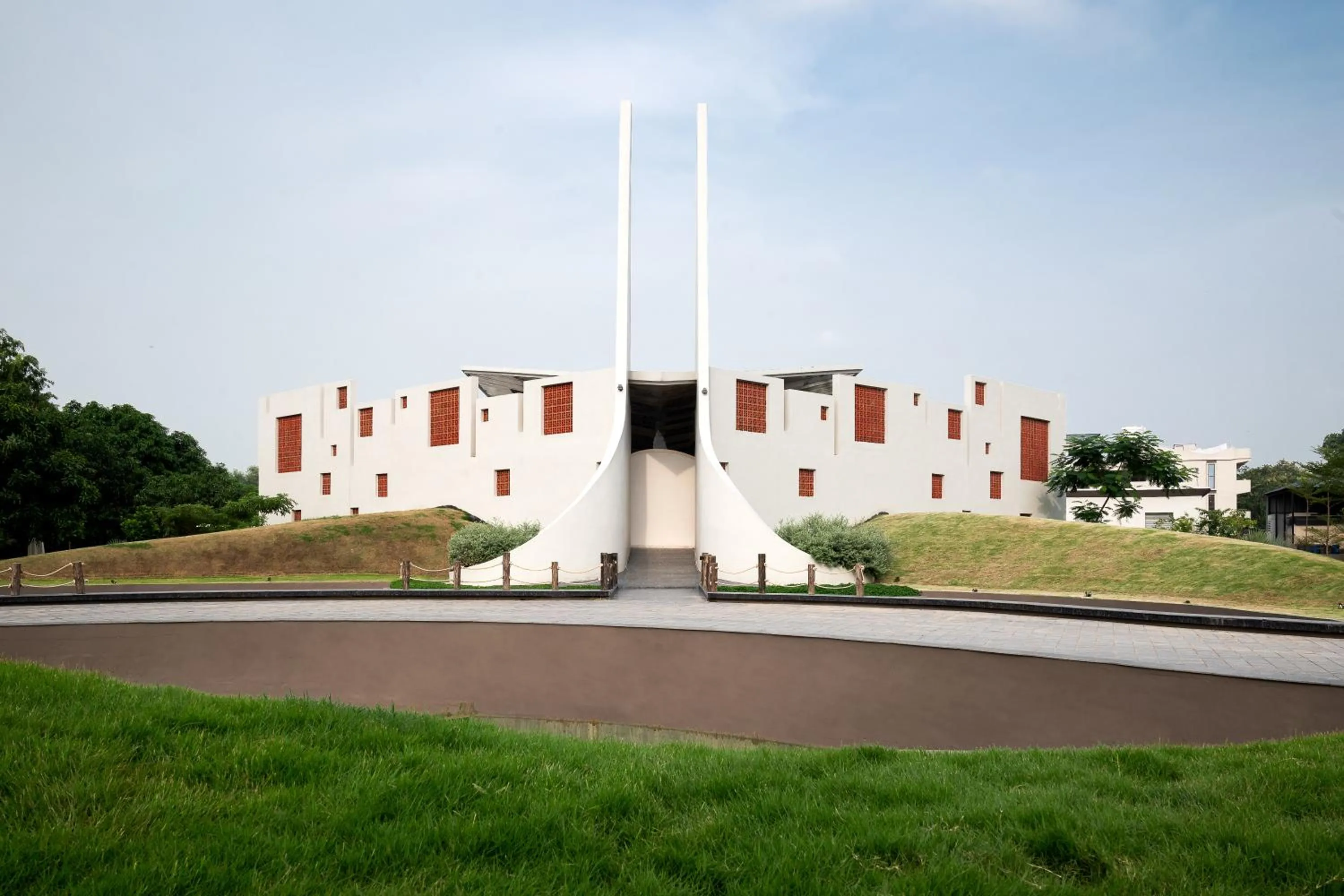 Natural landscape in Hotel Sonar Bangla Mayapur