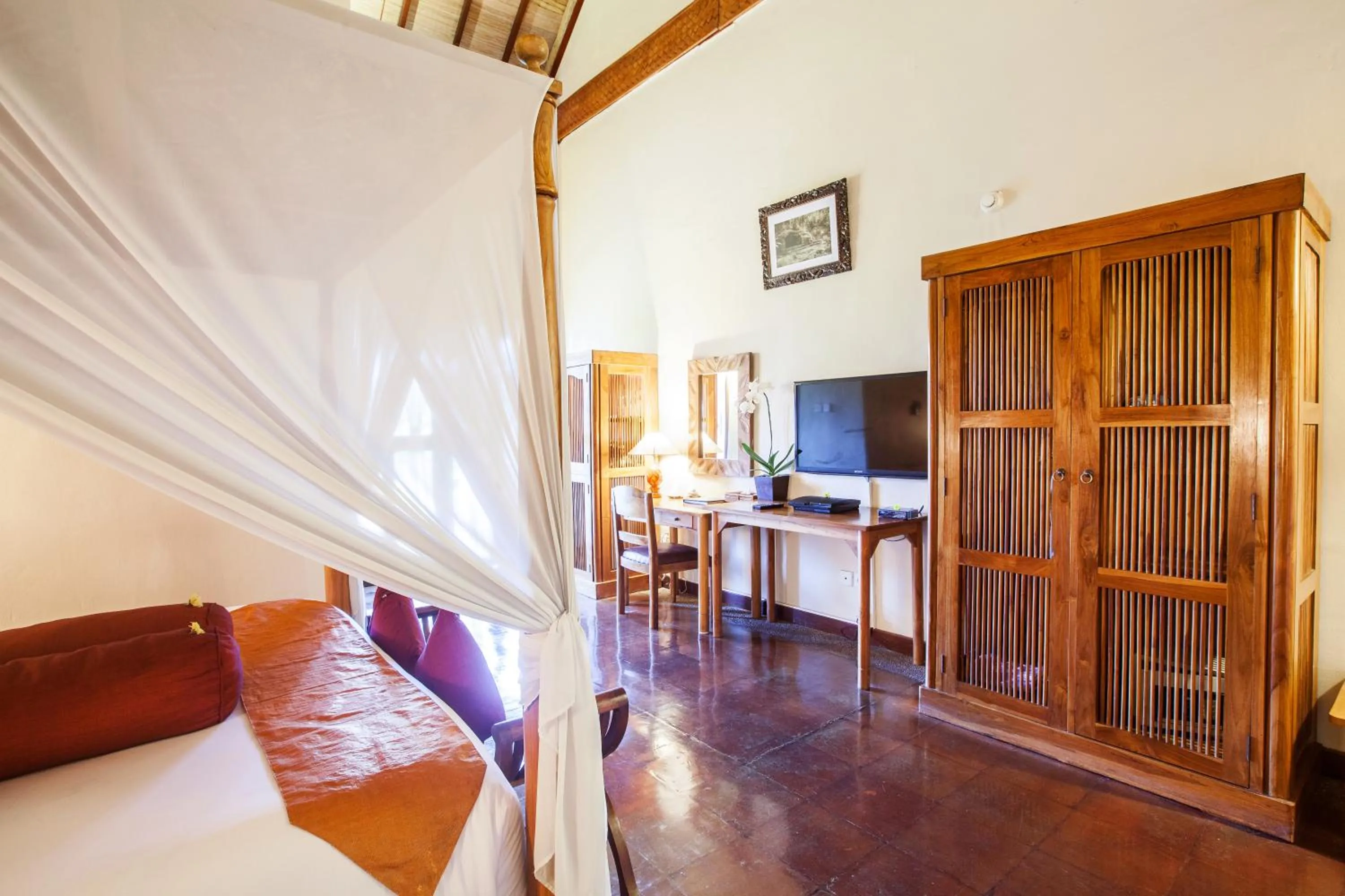 Bedroom, Bed in Dwaraloka Retreat Ubud