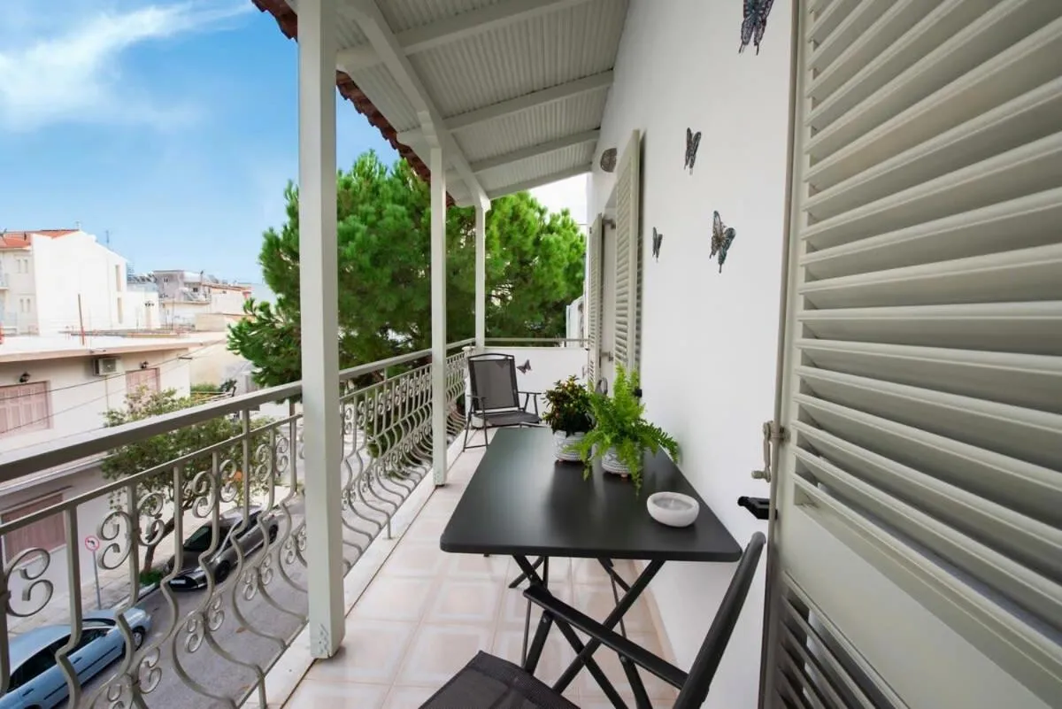 Balcony/Terrace in Dolce Favola Nomad Casa - Kalamata's City Getaway