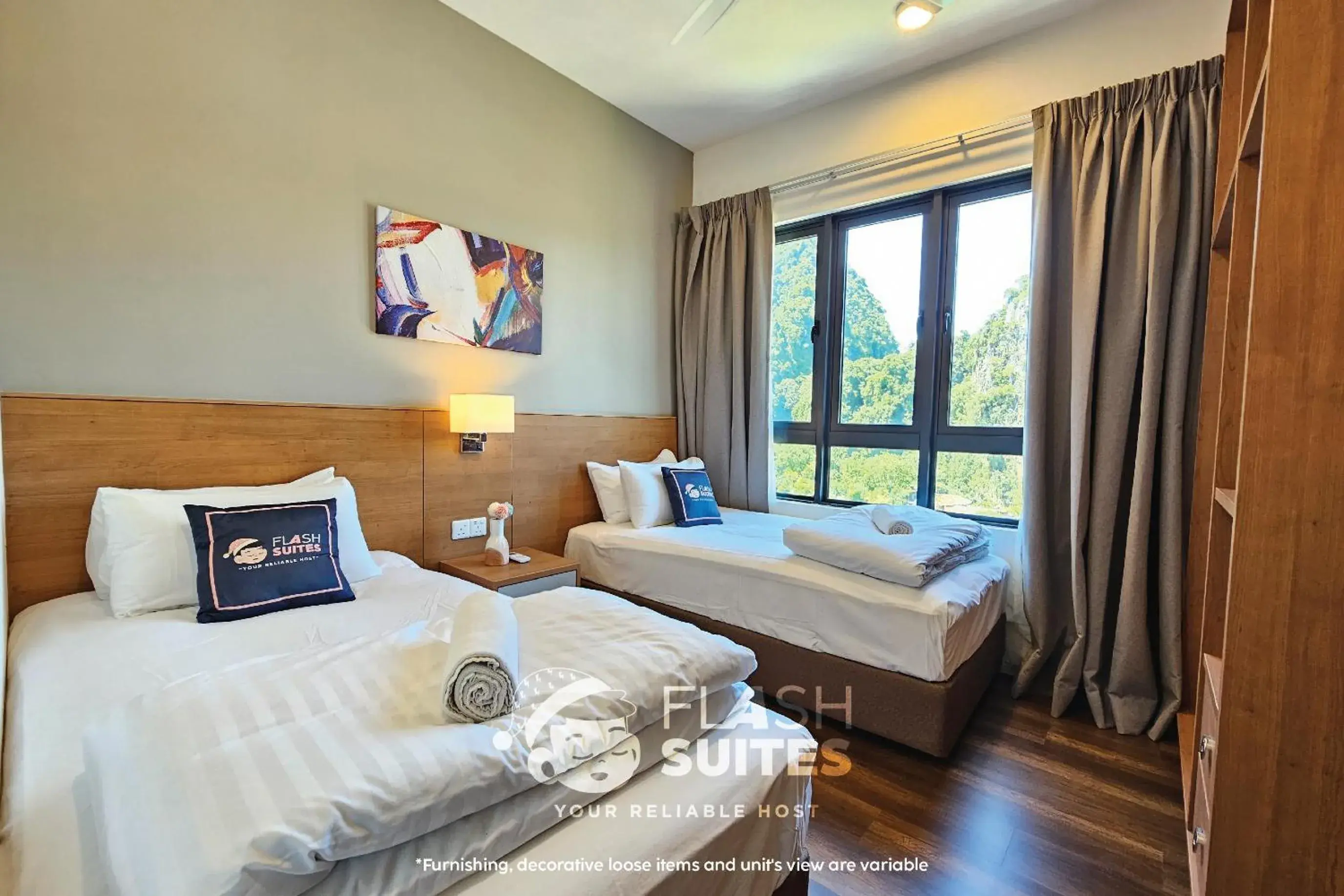 Bedroom, Bed in Onsen Premium Suites @ Tambun Ipoh Bedroom, Bed in Onsen Premium Suites @ Tambun Ipoh