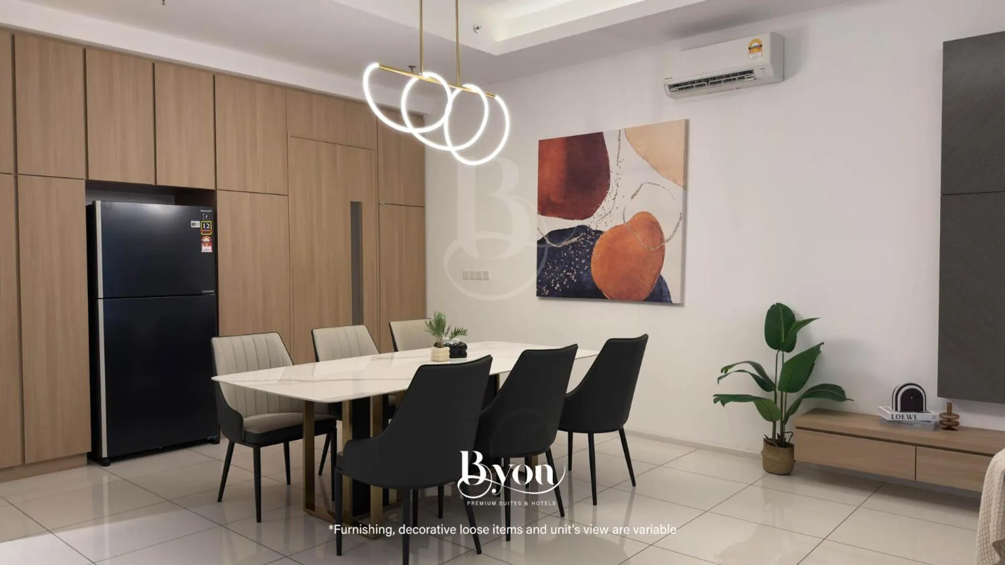 Dining area in Onsen Premium Suites @ Tambun Ipoh