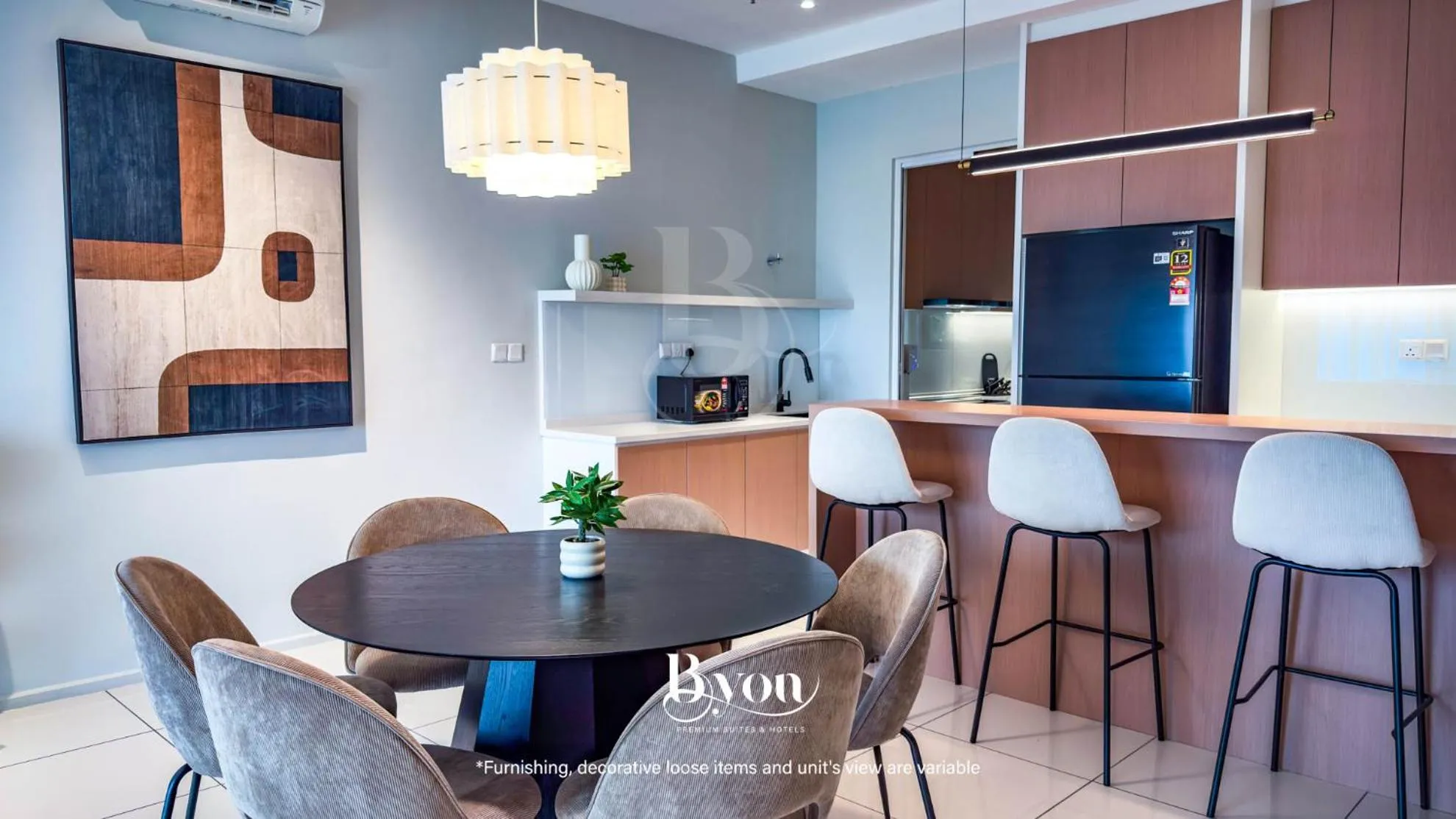 Dining area in Onsen Premium Suites @ Tambun Ipoh