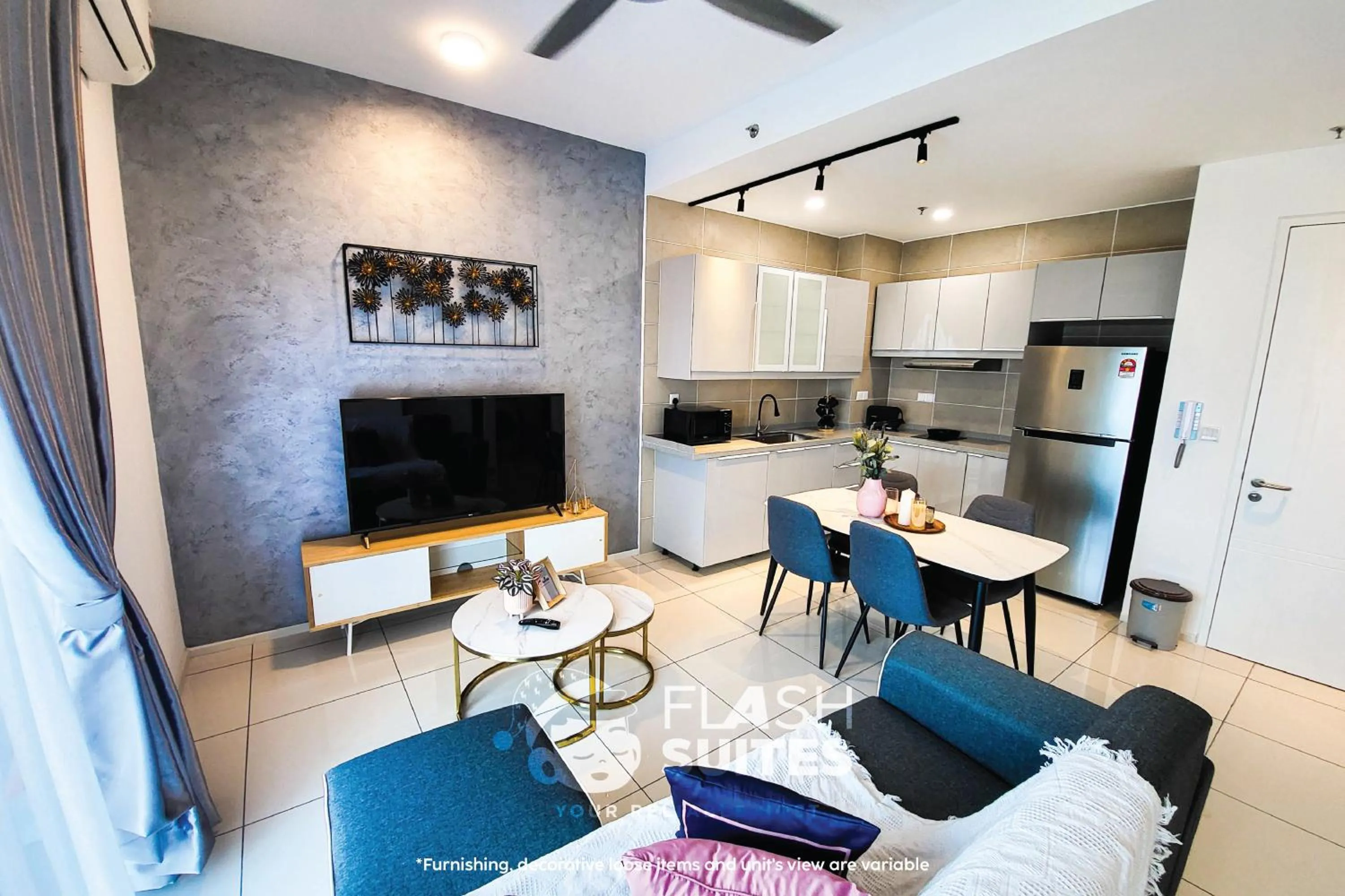 Communal lounge/ TV room in Onsen Premium Suites @ Tambun Ipoh