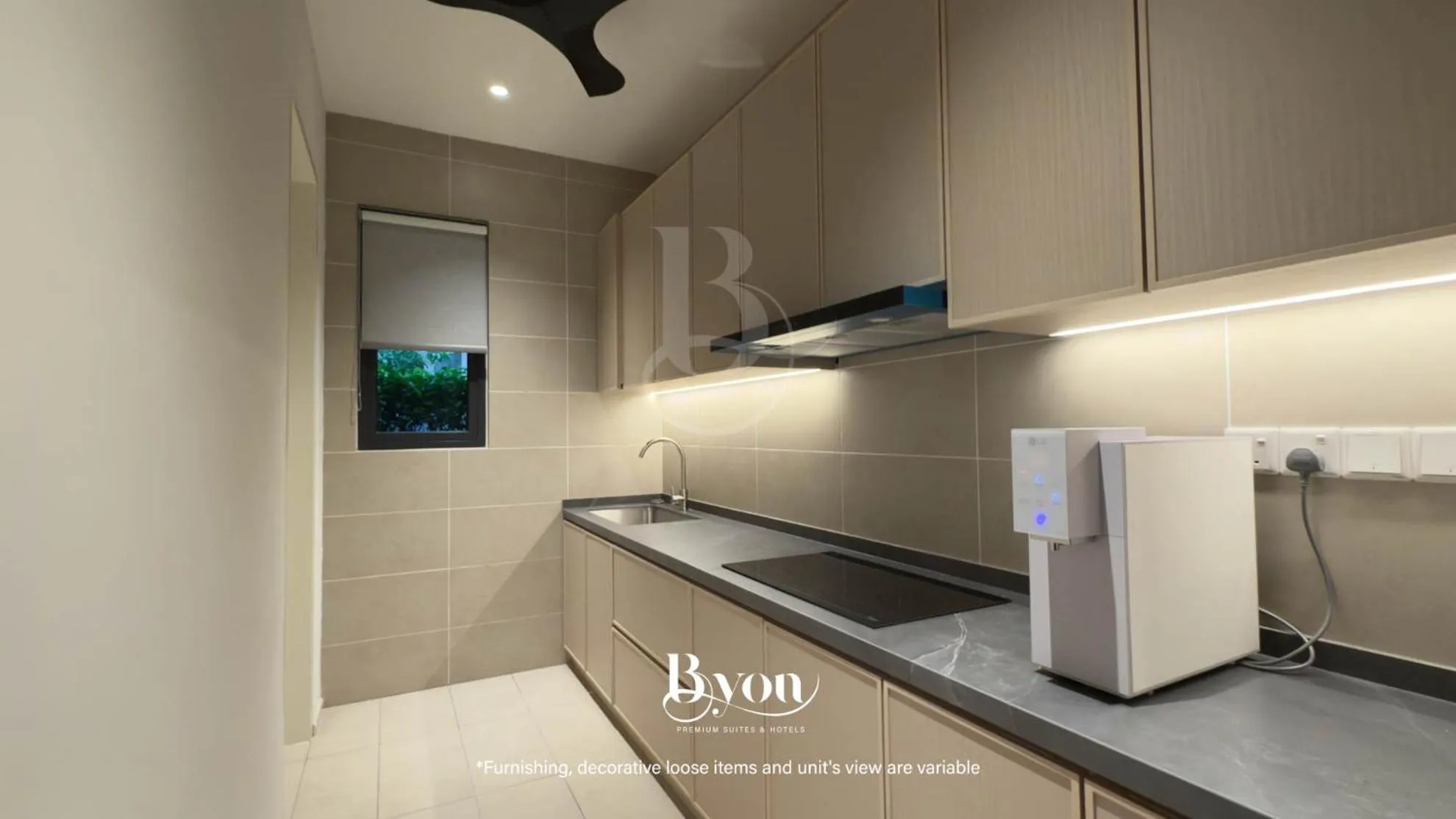 Kitchen or kitchenette in Onsen Premium Suites @ Tambun Ipoh