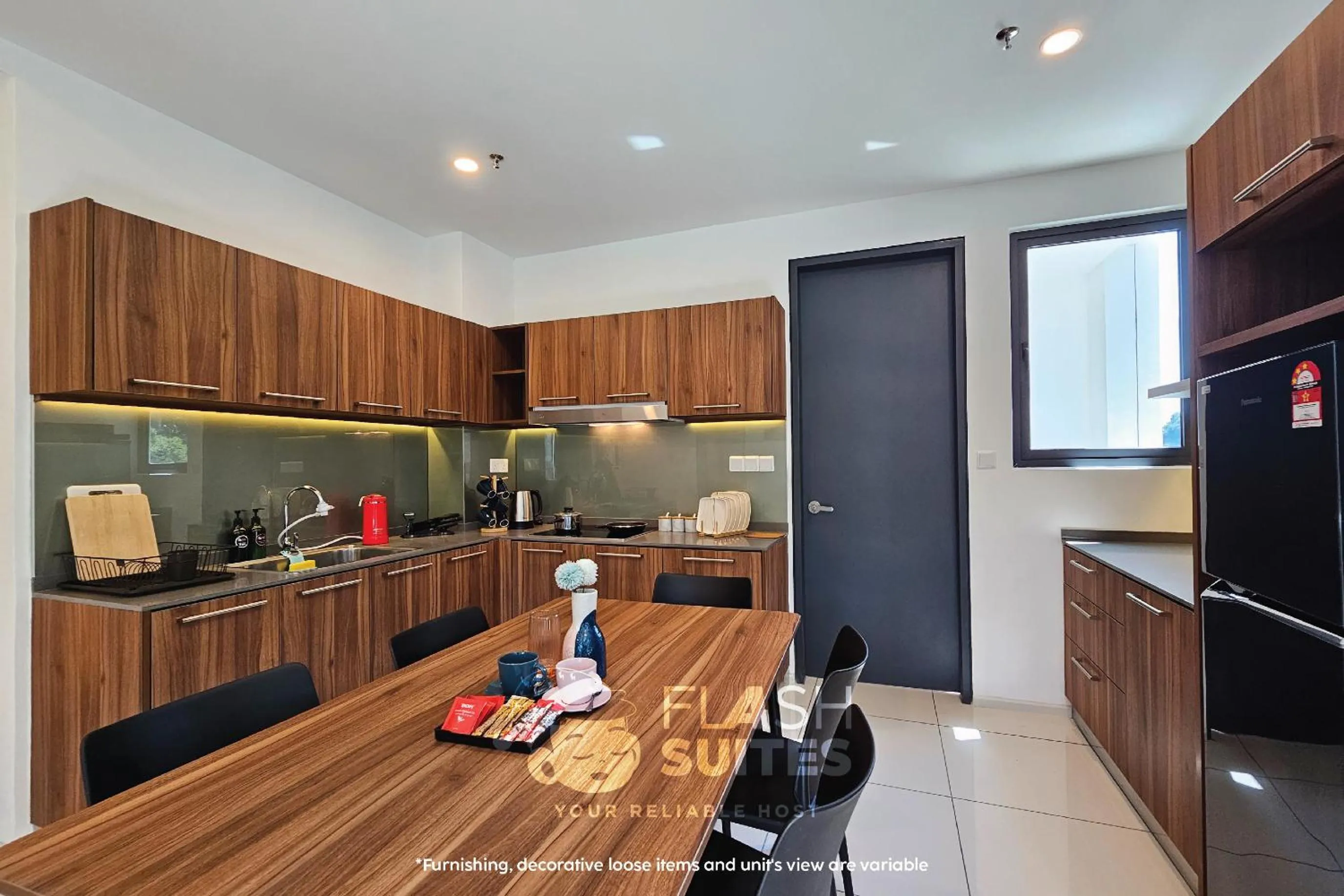 Kitchen or kitchenette in Onsen Premium Suites @ Tambun Ipoh