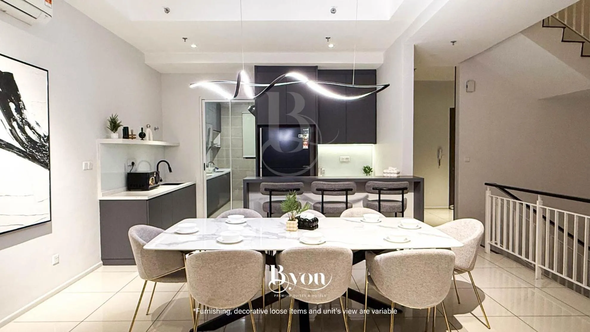 Dining area in Onsen Premium Suites @ Tambun Ipoh