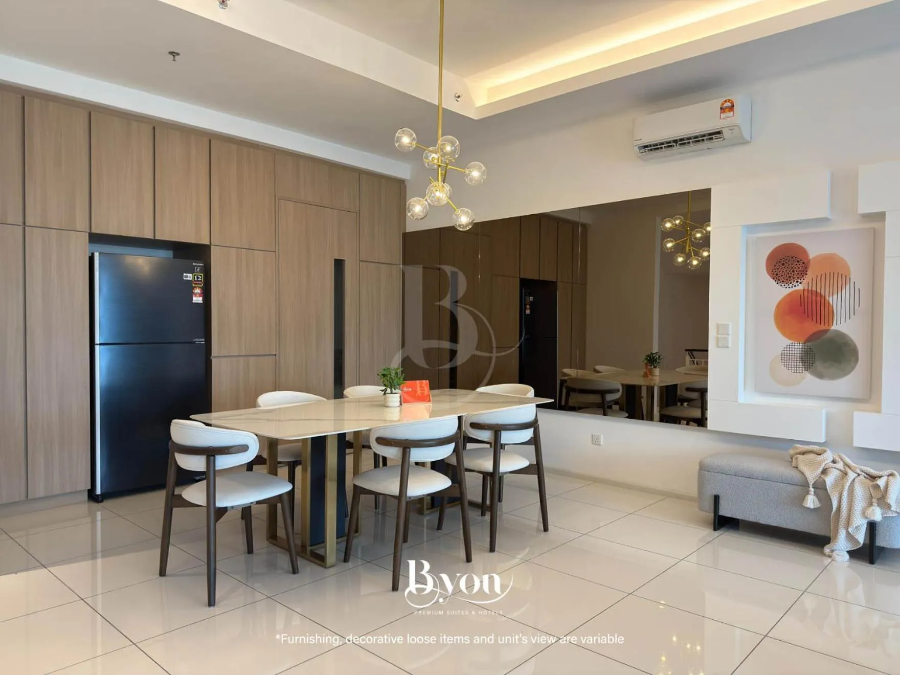 Dining area in Onsen Premium Suites @ Tambun Ipoh