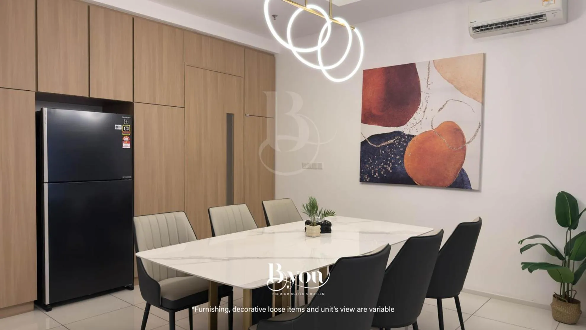 Dining area in Onsen Premium Suites @ Tambun Ipoh