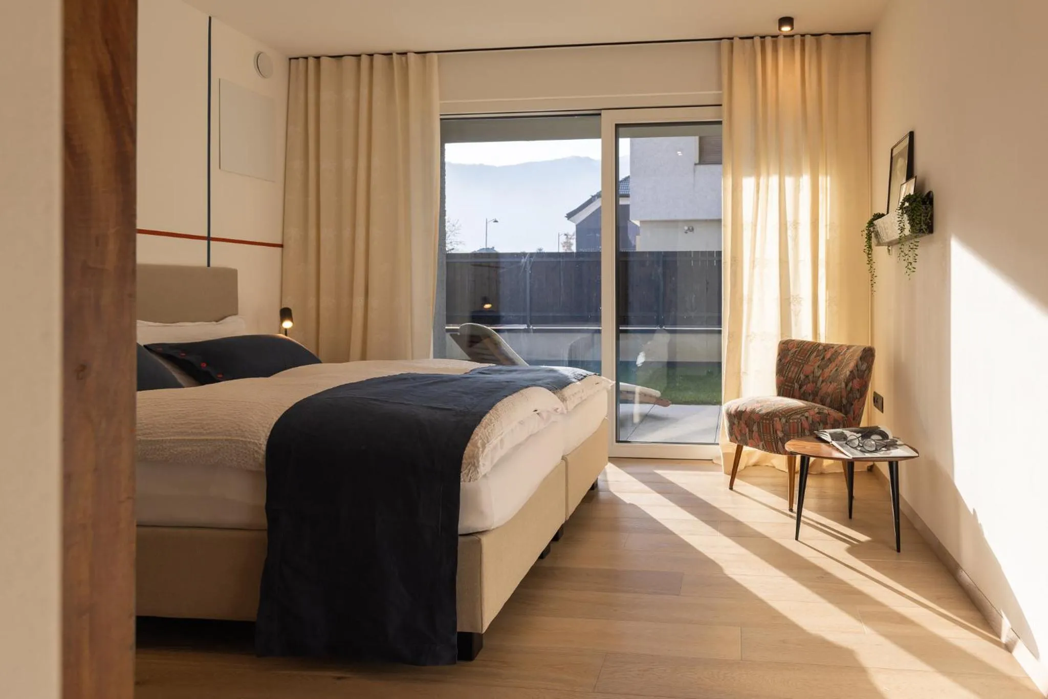 Bed in Apartment Ando