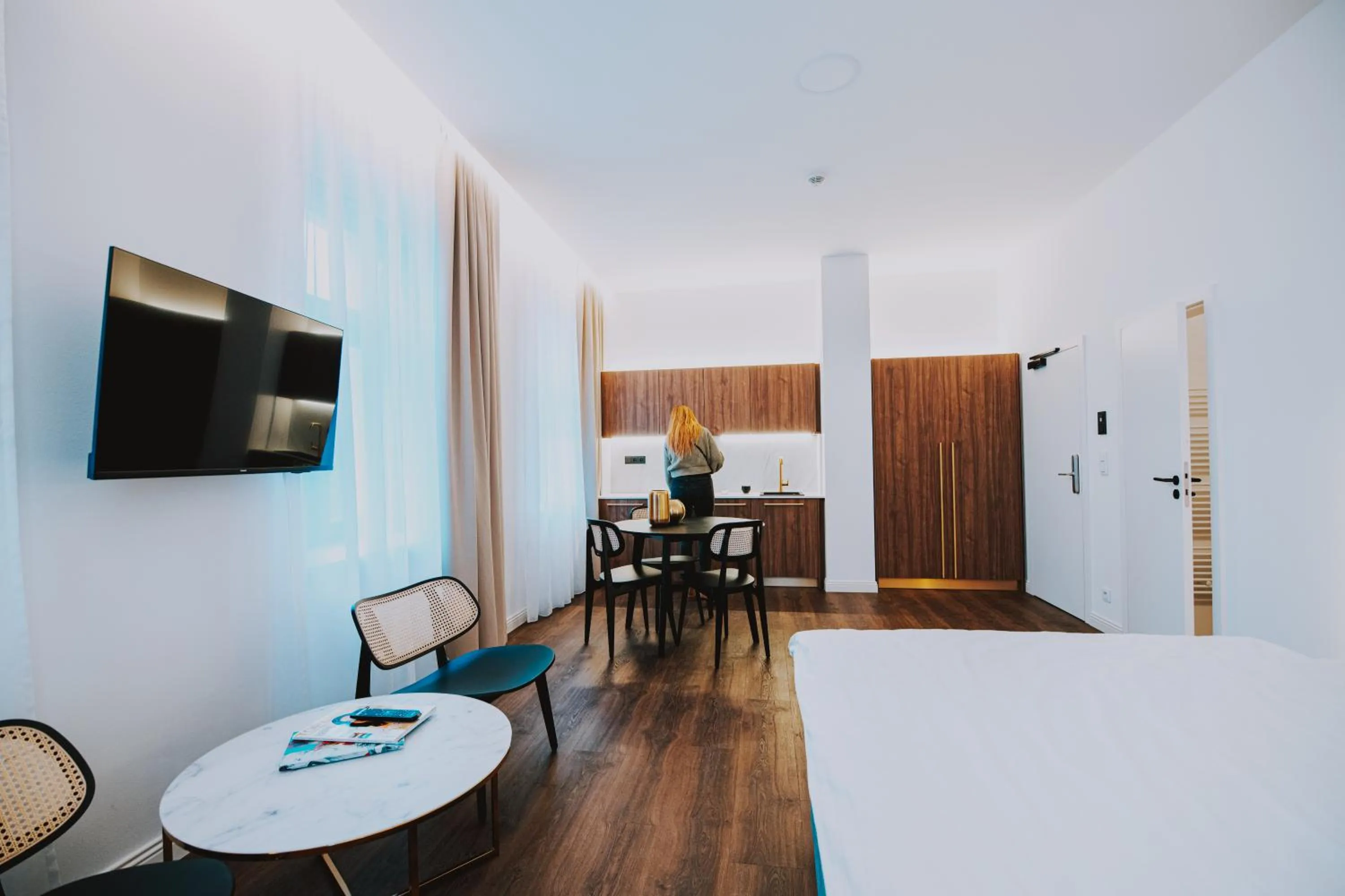 Kitchen or kitchenette in Resort Český les