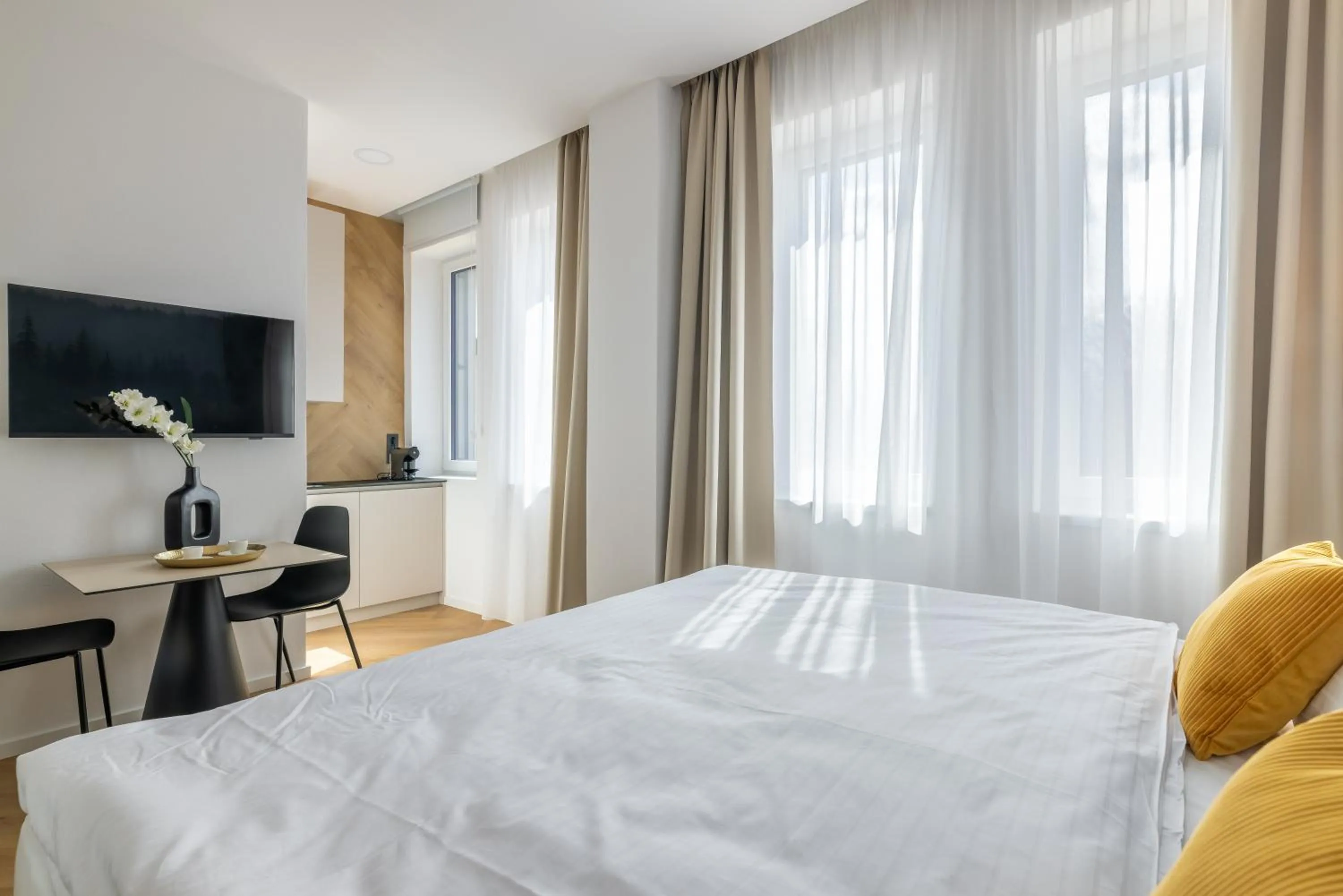 Coffee/tea facilities, Bed in Resort Český les