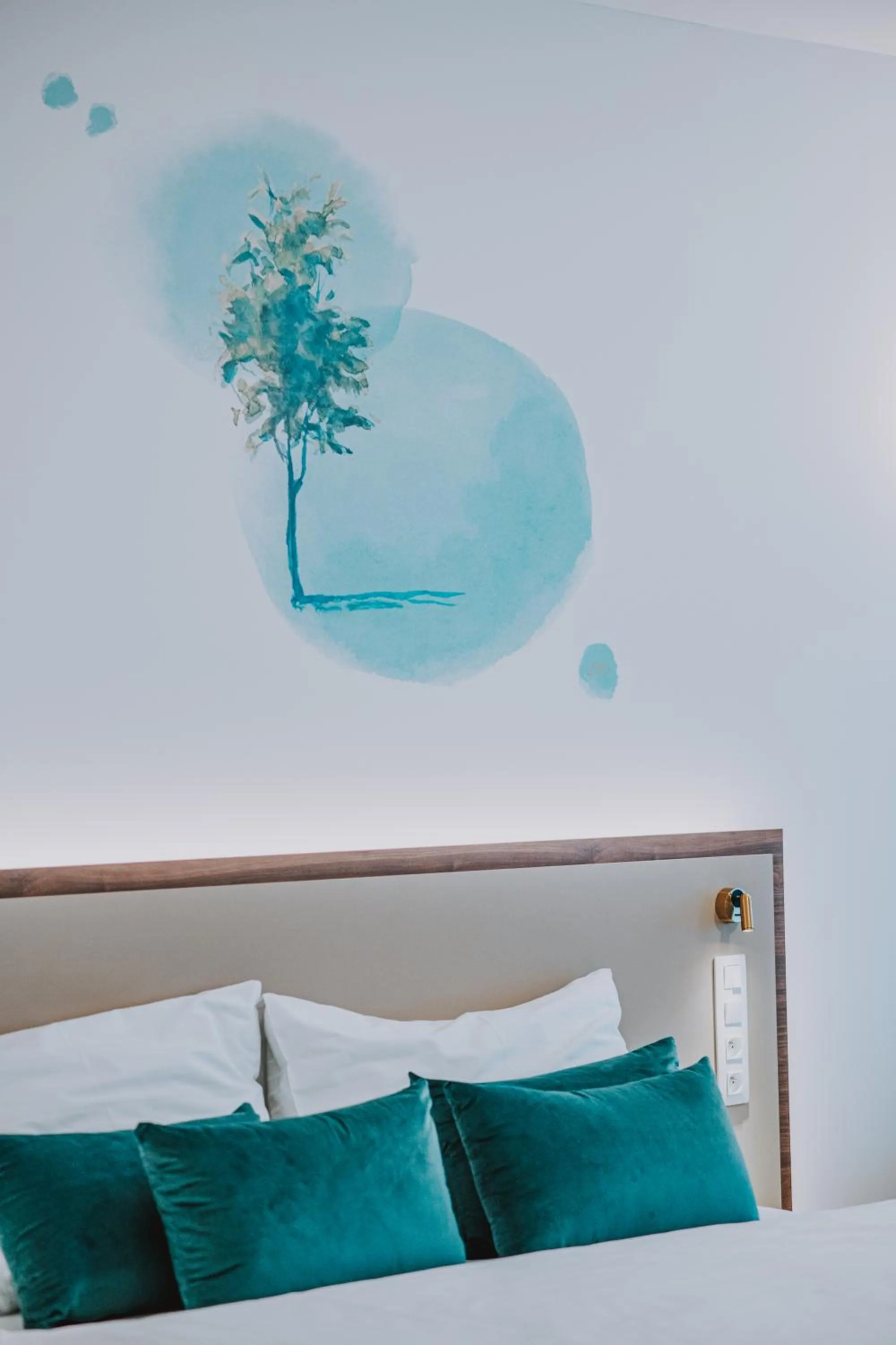 Decorative detail, Bed in Resort Český les