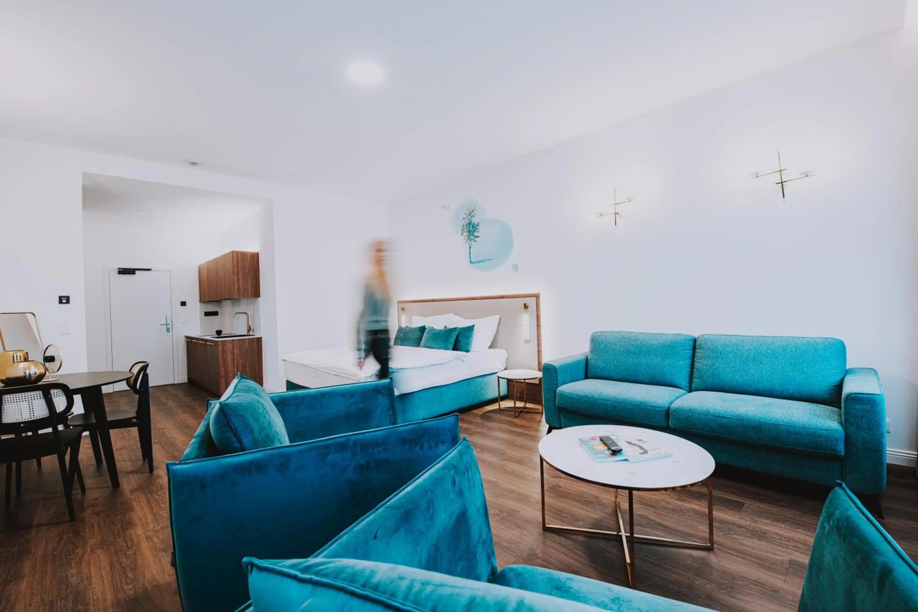 Kitchen or kitchenette in Resort Český les