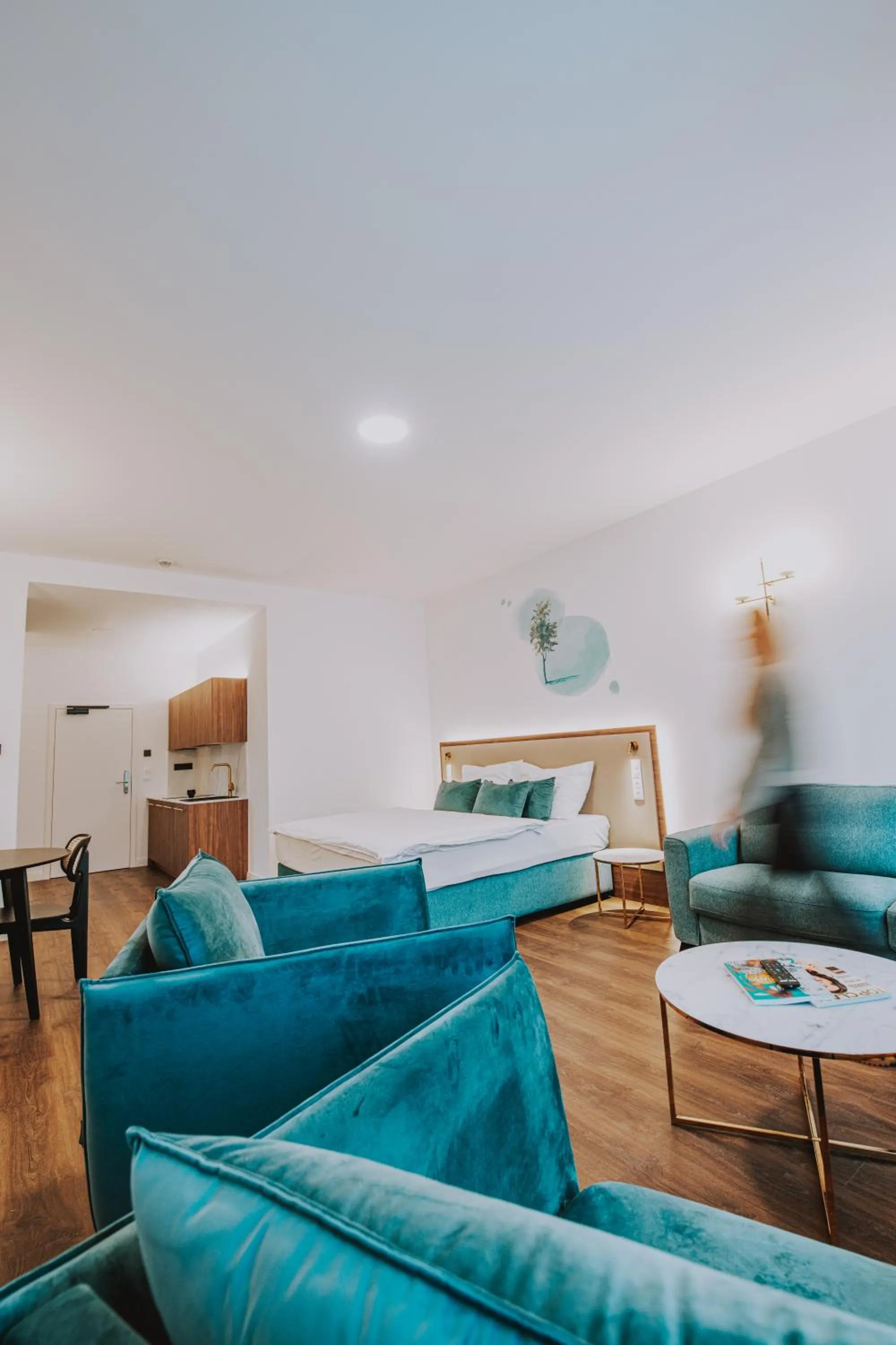 Kitchen or kitchenette in Resort Český les