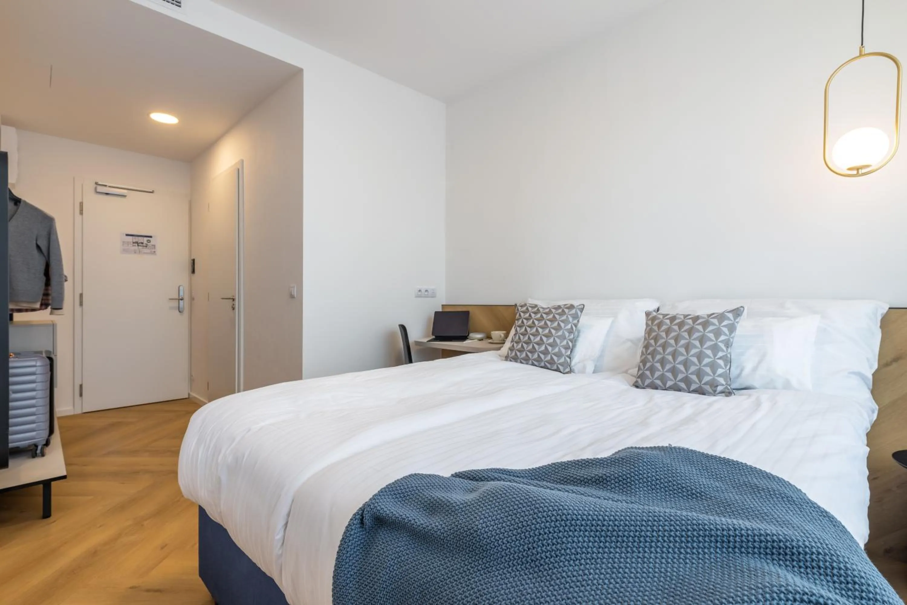 Bedroom, Bed in Resort Český les