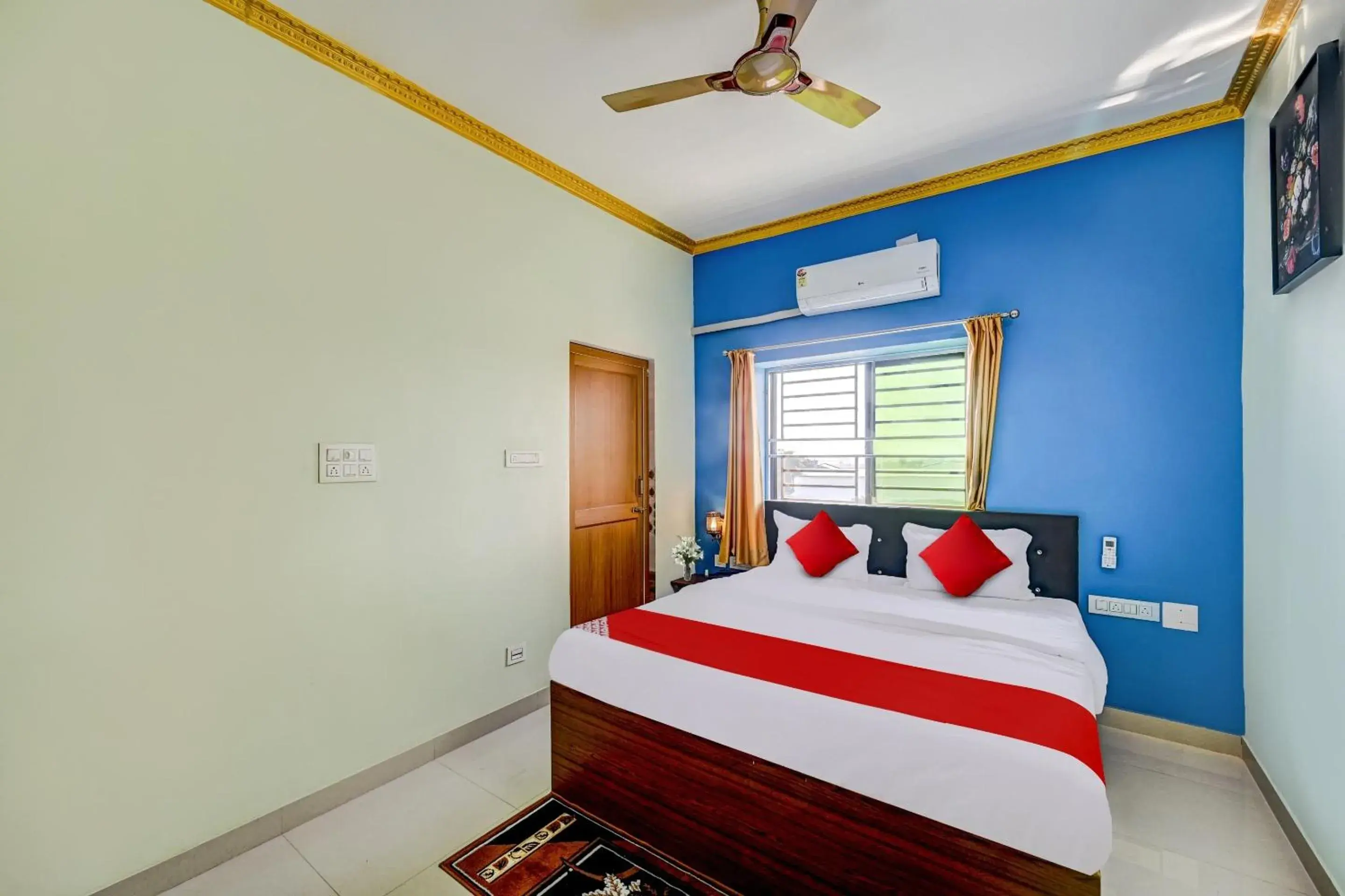 Bedroom, Bed in Hotel O GD STAY INN 1 Bedroom, Bed in Hotel O GD STAY INN 1