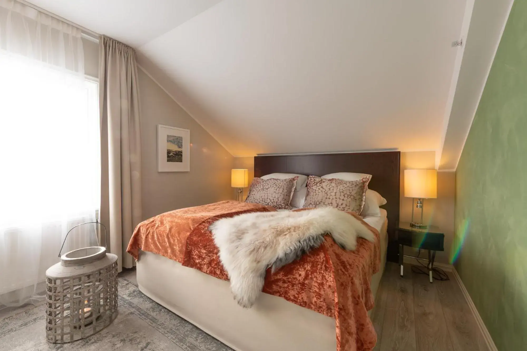 Standard Double Room with Shared Bathroom in Skåbu Fjellhotell Standard Double Room with Shared Bathroom in Skåbu Fjellhotell