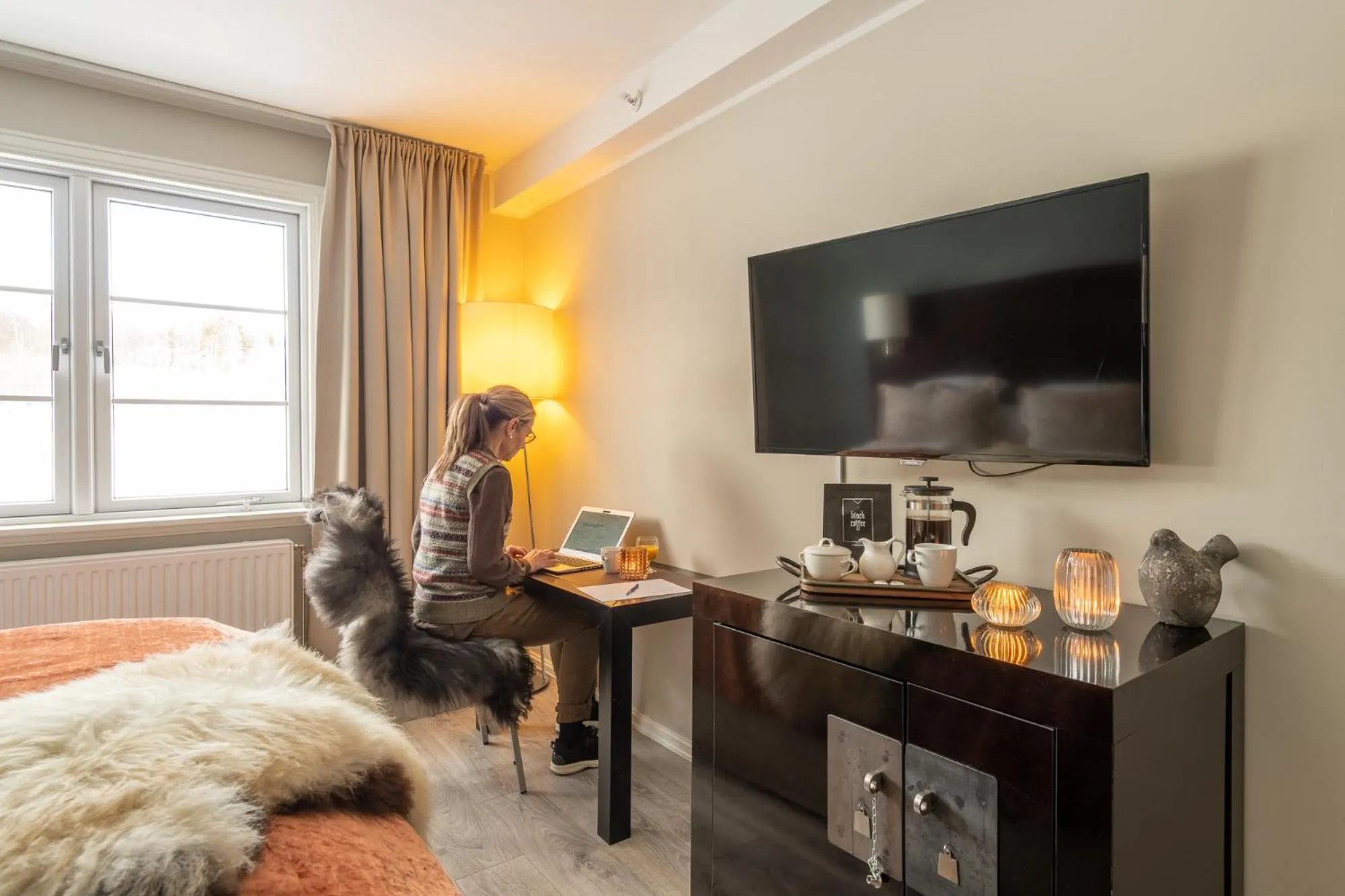 TV and multimedia in Skåbu Fjellhotell