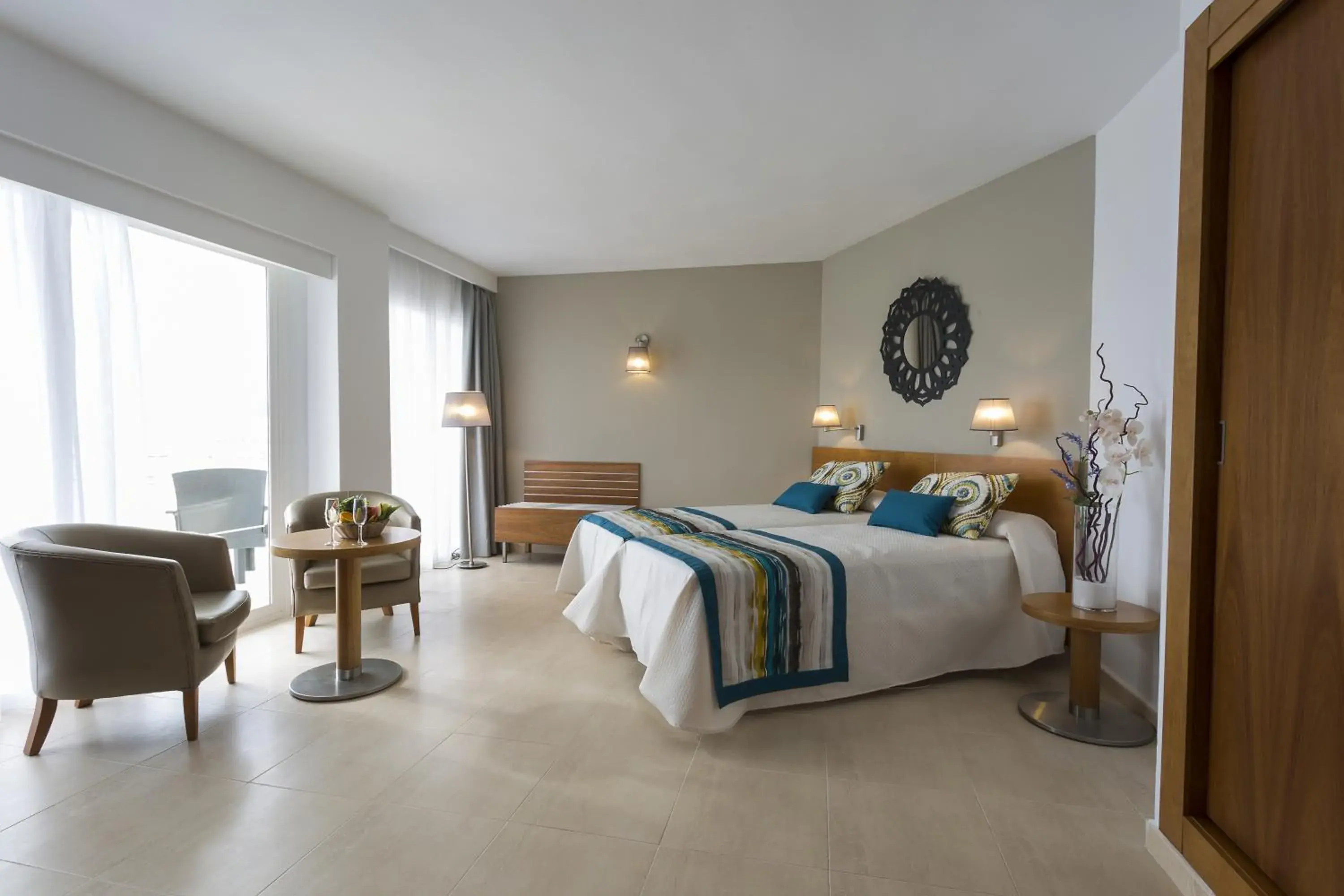 Bedroom, Bed in Palladium Hotel Palmyra - Adults Only Bedroom, Bed in Palladium Hotel Palmyra - Adults Only