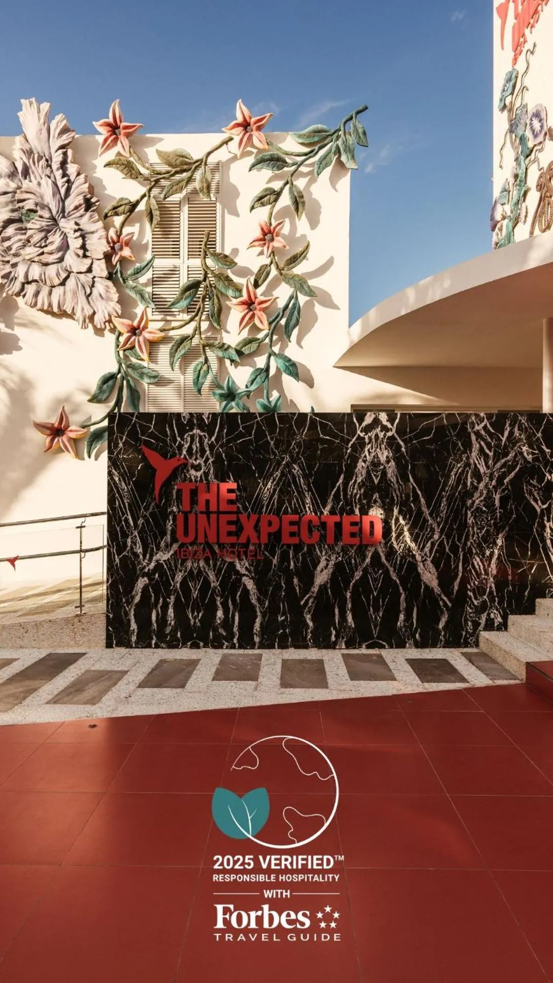 Facade/entrance in The Unexpected Ibiza Hotel - Ushuaïa Club entrance included