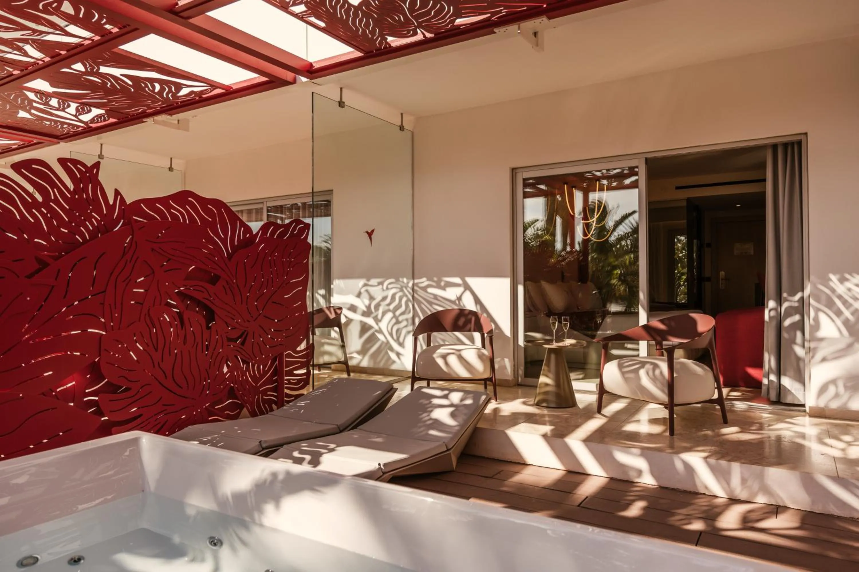 Hot Tub in The Unexpected Ibiza Hotel - Ushuaïa Club entrance included