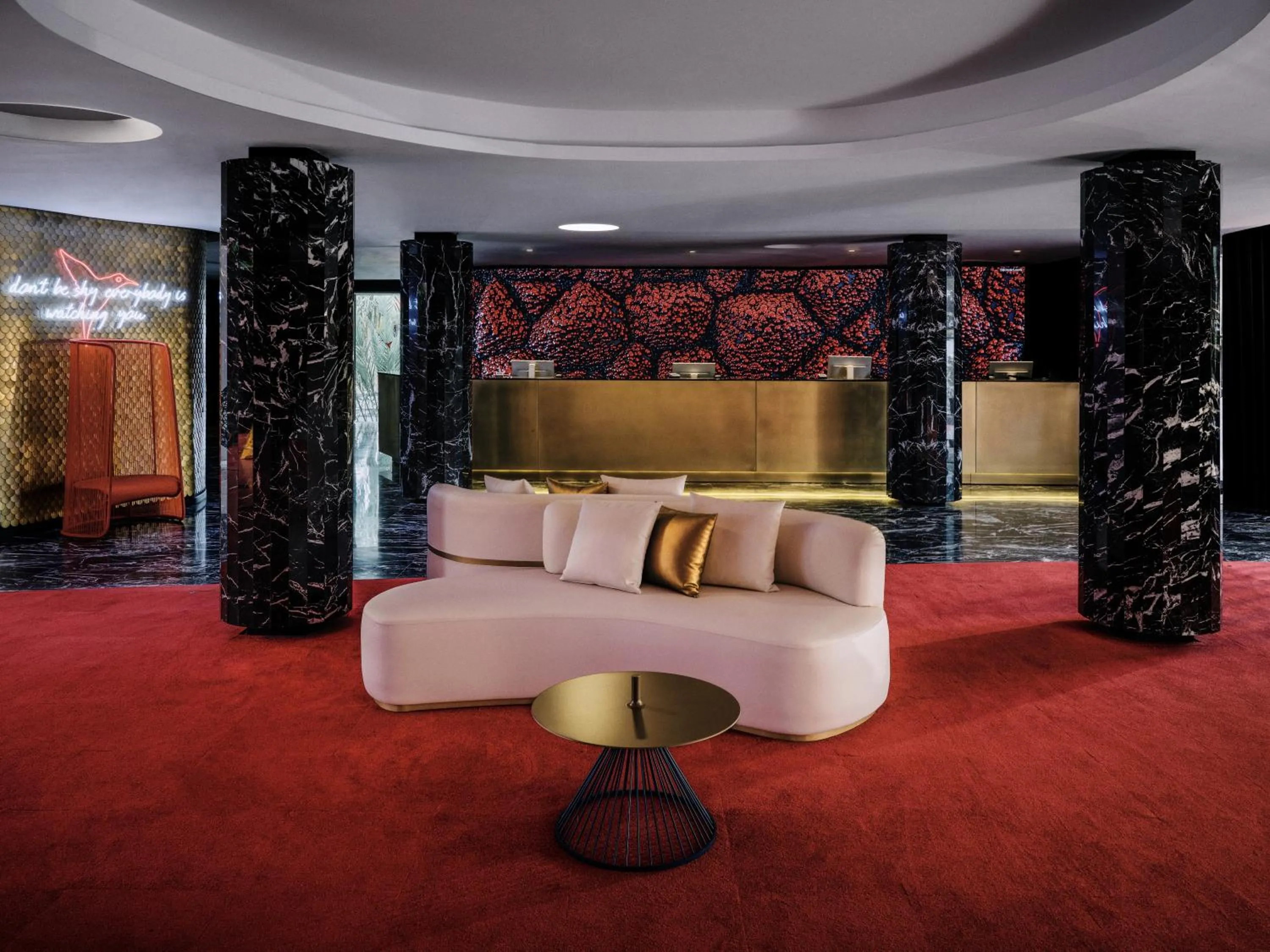 Lobby or reception in The Unexpected Ibiza Hotel - Ushuaïa Club entrance included