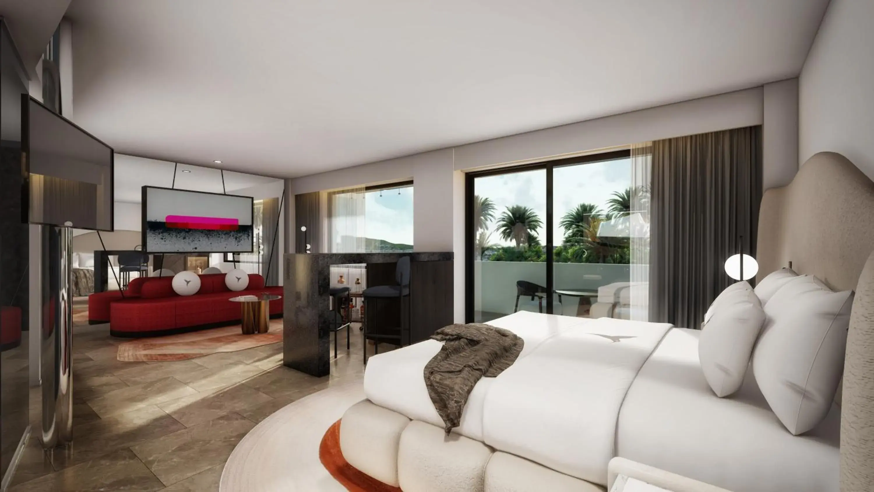 Suite Anything Can Happen - Entrance to Ushuaia Club Included in Ushuaia Ibiza Beach Hotel - Adults Only-Entrance to Ushuaia Club included Suite Anything Can Happen - Entrance to Ushuaia Club Included in Ushuaia Ibiza Beach Hotel - Adults Only-Entrance to Ushuaia Club included