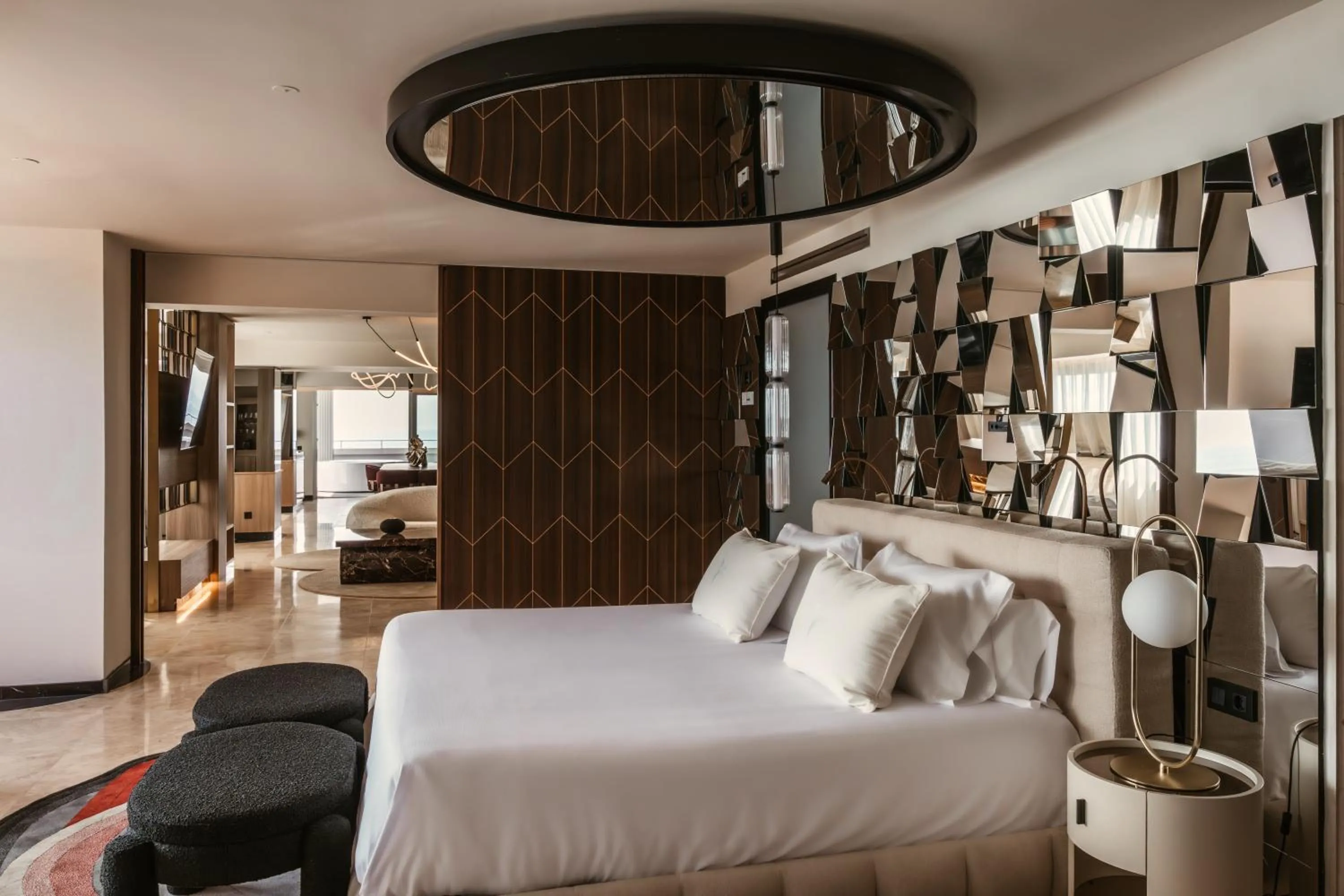 Bed in The Unexpected Ibiza Hotel - Ushuaïa Club entrance included