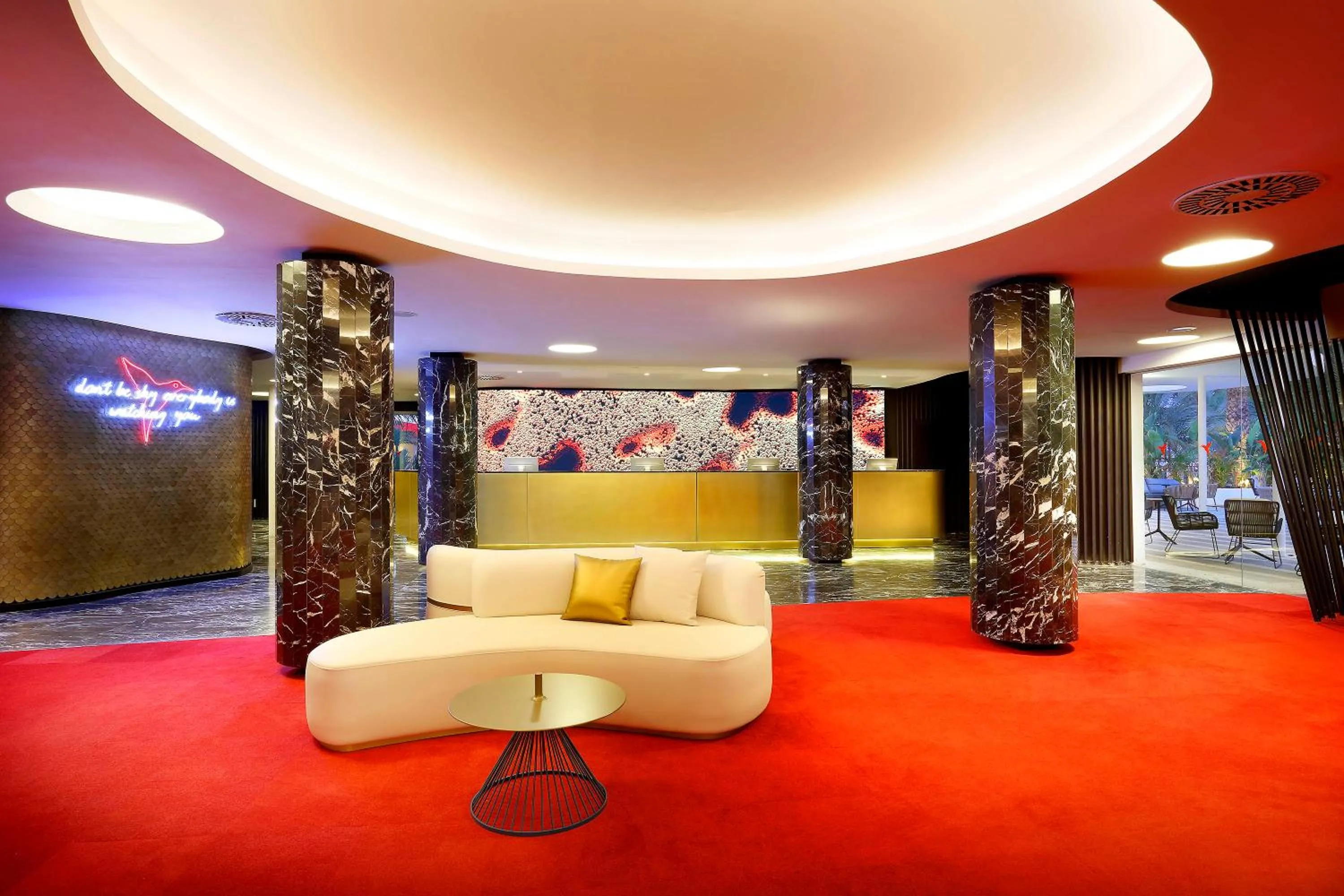 Lobby or reception in The Unexpected Ibiza Hotel - Ushuaïa Club entrance included