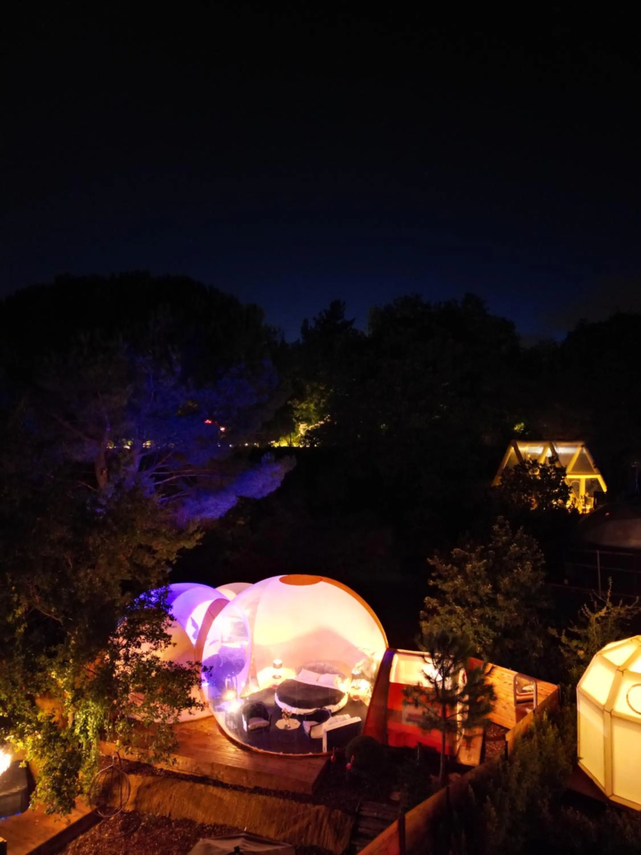 Bird's eye view in Bubble Glamping Sicily