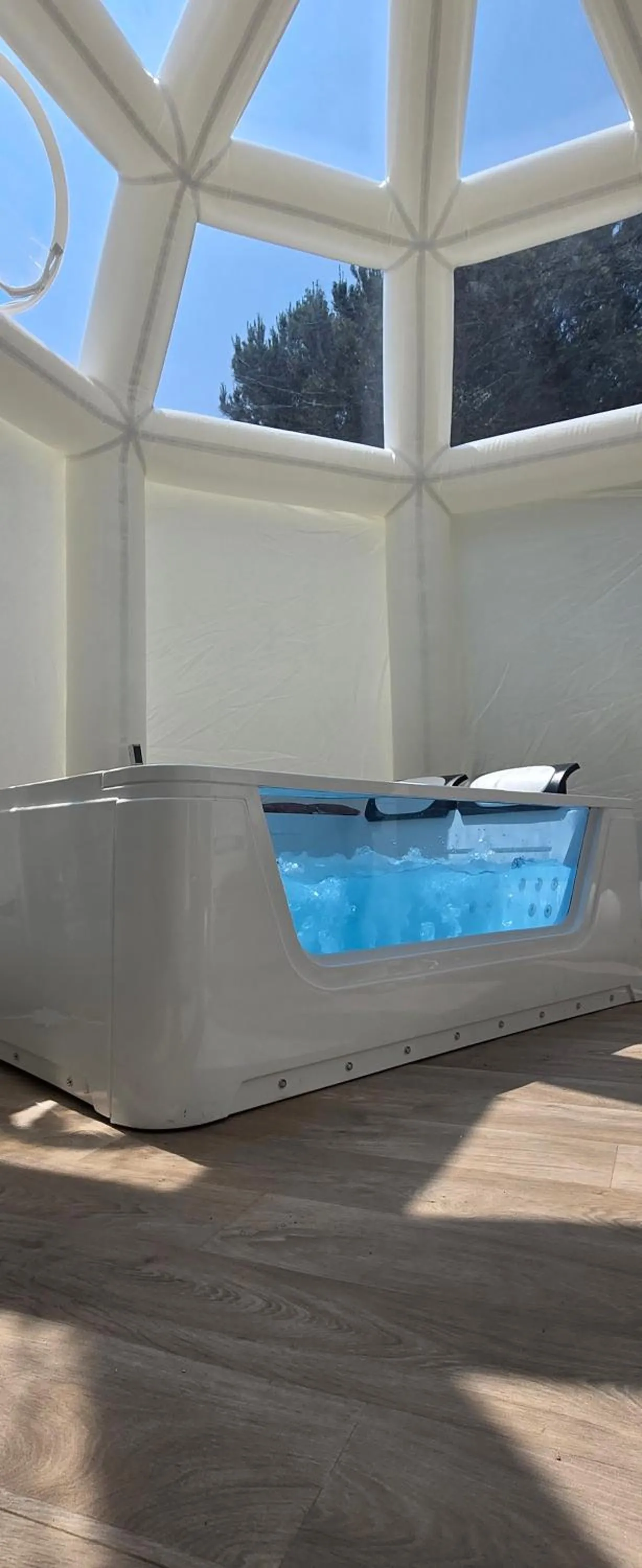 Hot Tub in Bubble Glamping Sicily