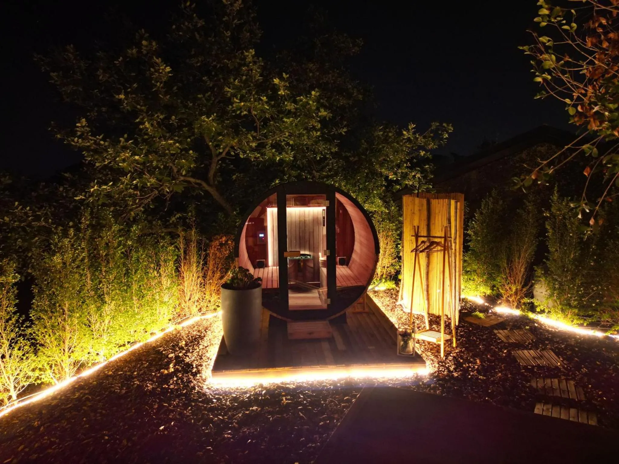 Sauna in Bubble Glamping Sicily