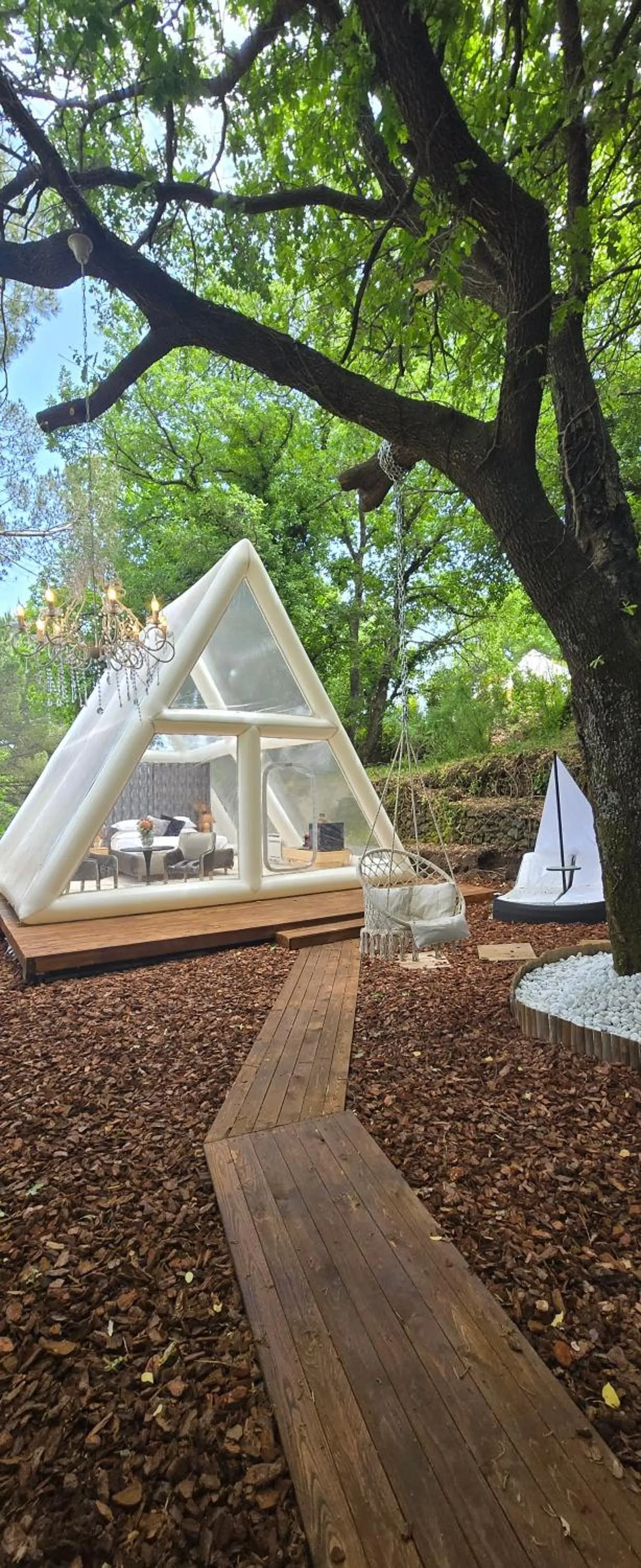 Garden view in Bubble Glamping Sicily
