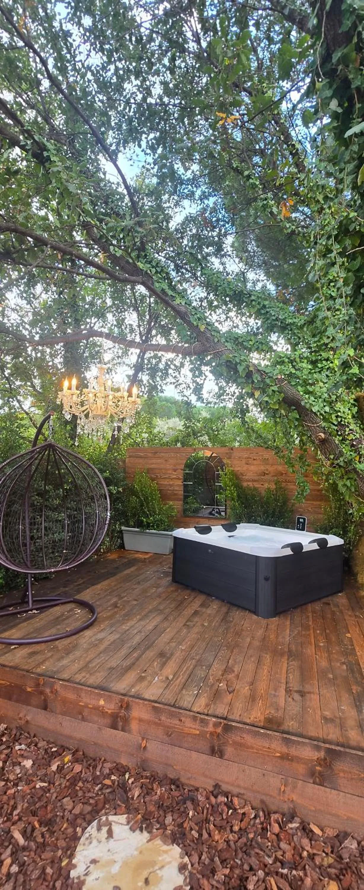 Hot Tub in Bubble Glamping Sicily