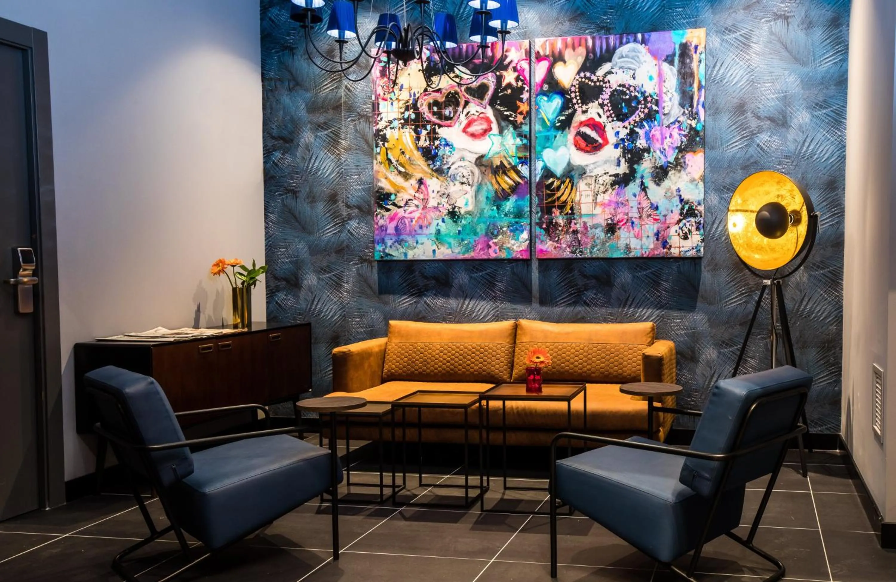 Lobby or reception in NYX Hotel Madrid by Leonardo Hotels