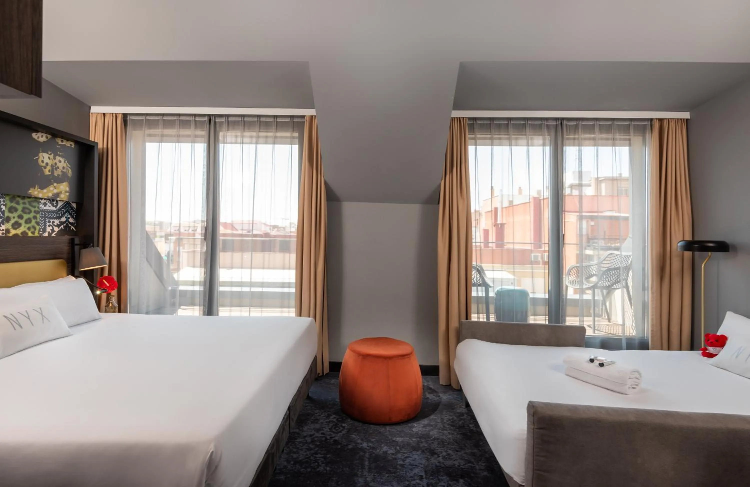 Photo of the whole room, Bed in NYX Hotel Madrid by Leonardo Hotels