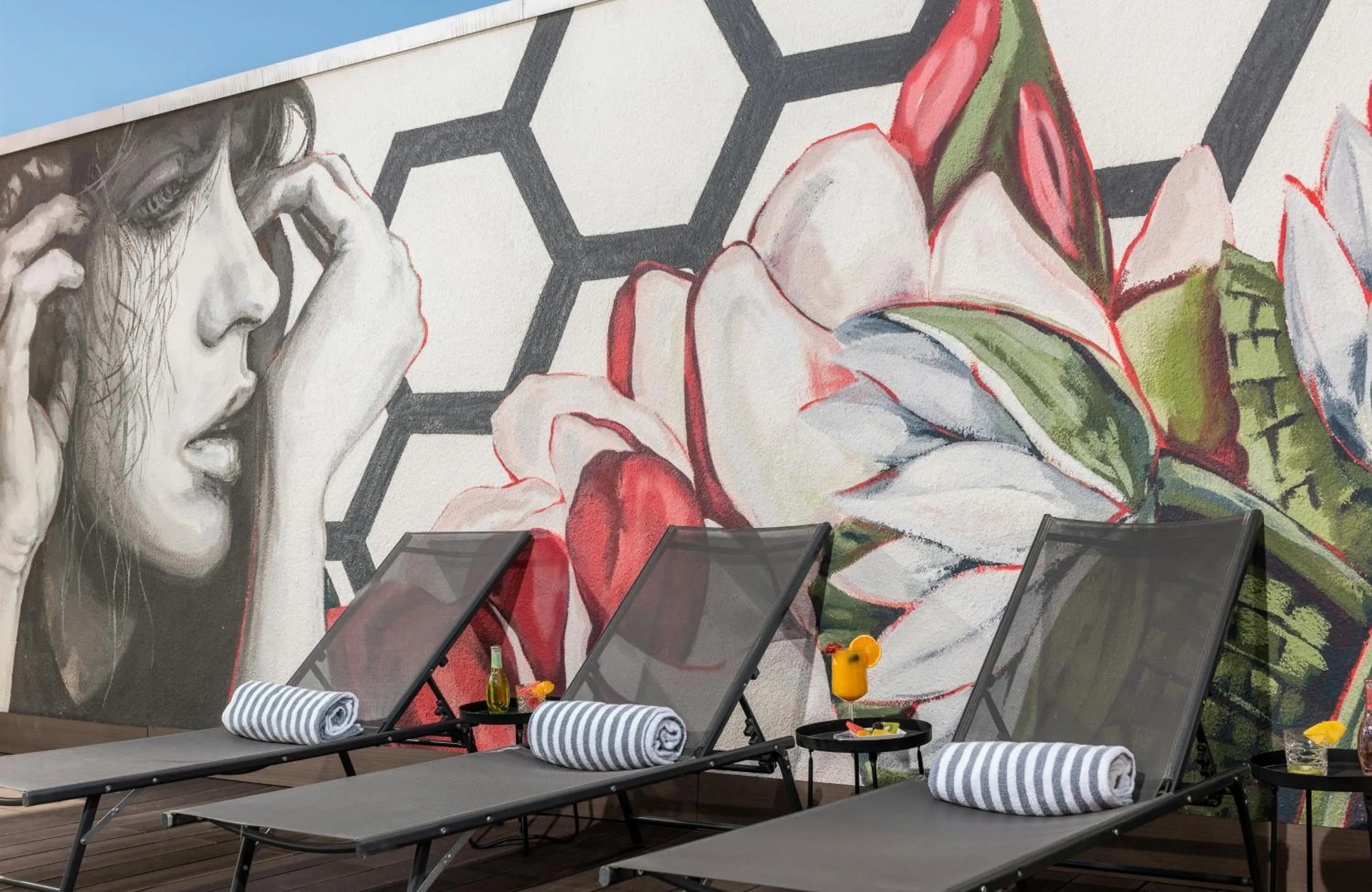 Swimming pool in NYX Hotel Madrid by Leonardo Hotels