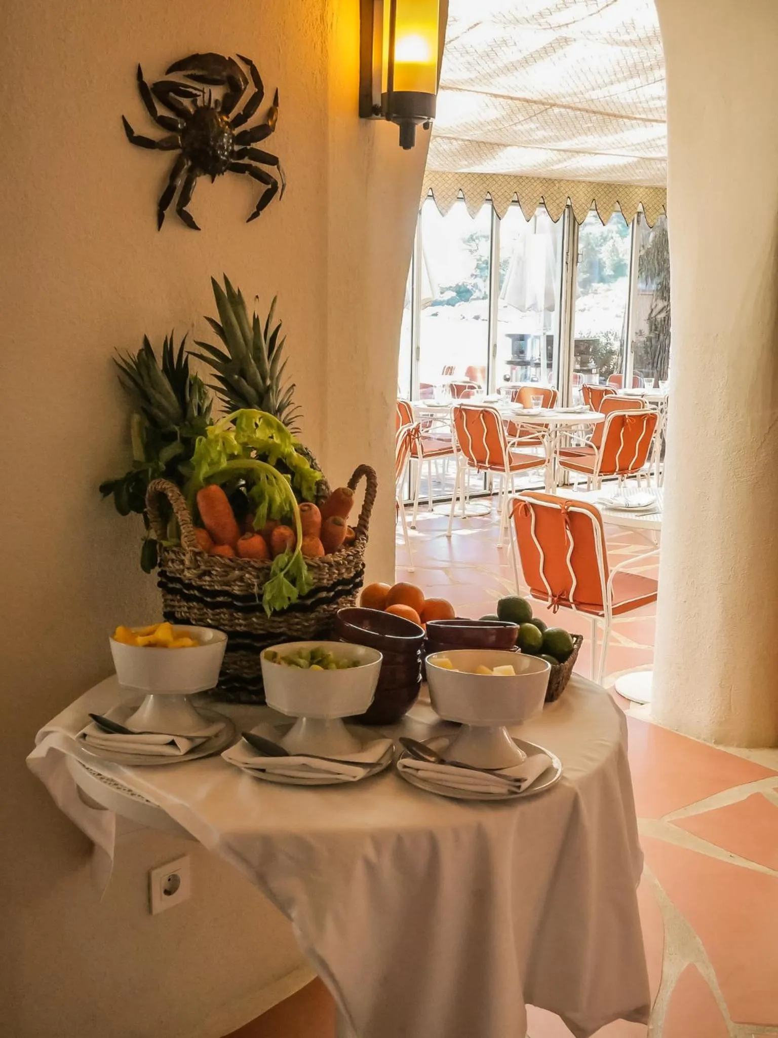 Food and drinks in Hotel Isabella's Llafranc